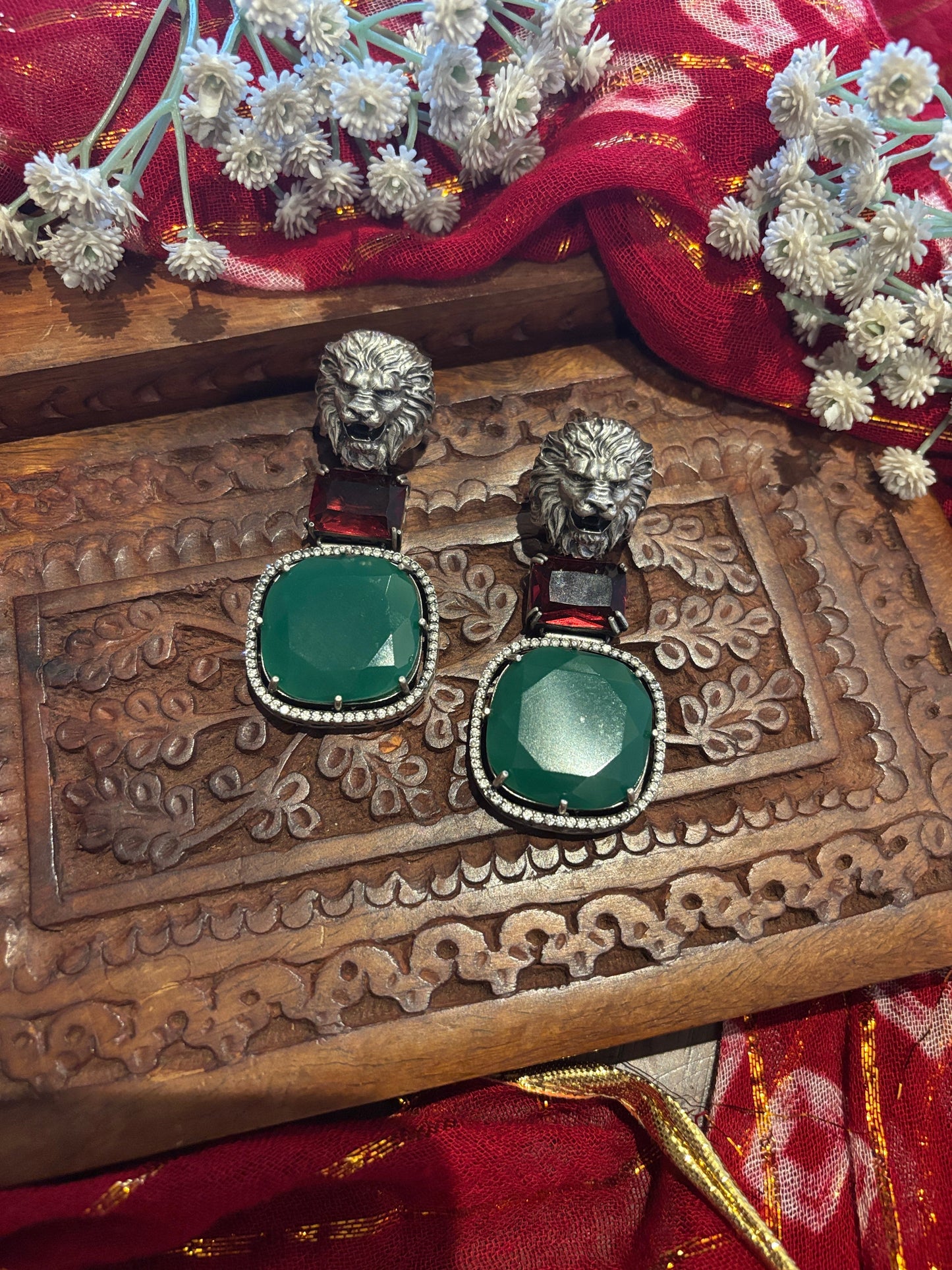Sabyasachi stone Danglers Gehnacollections