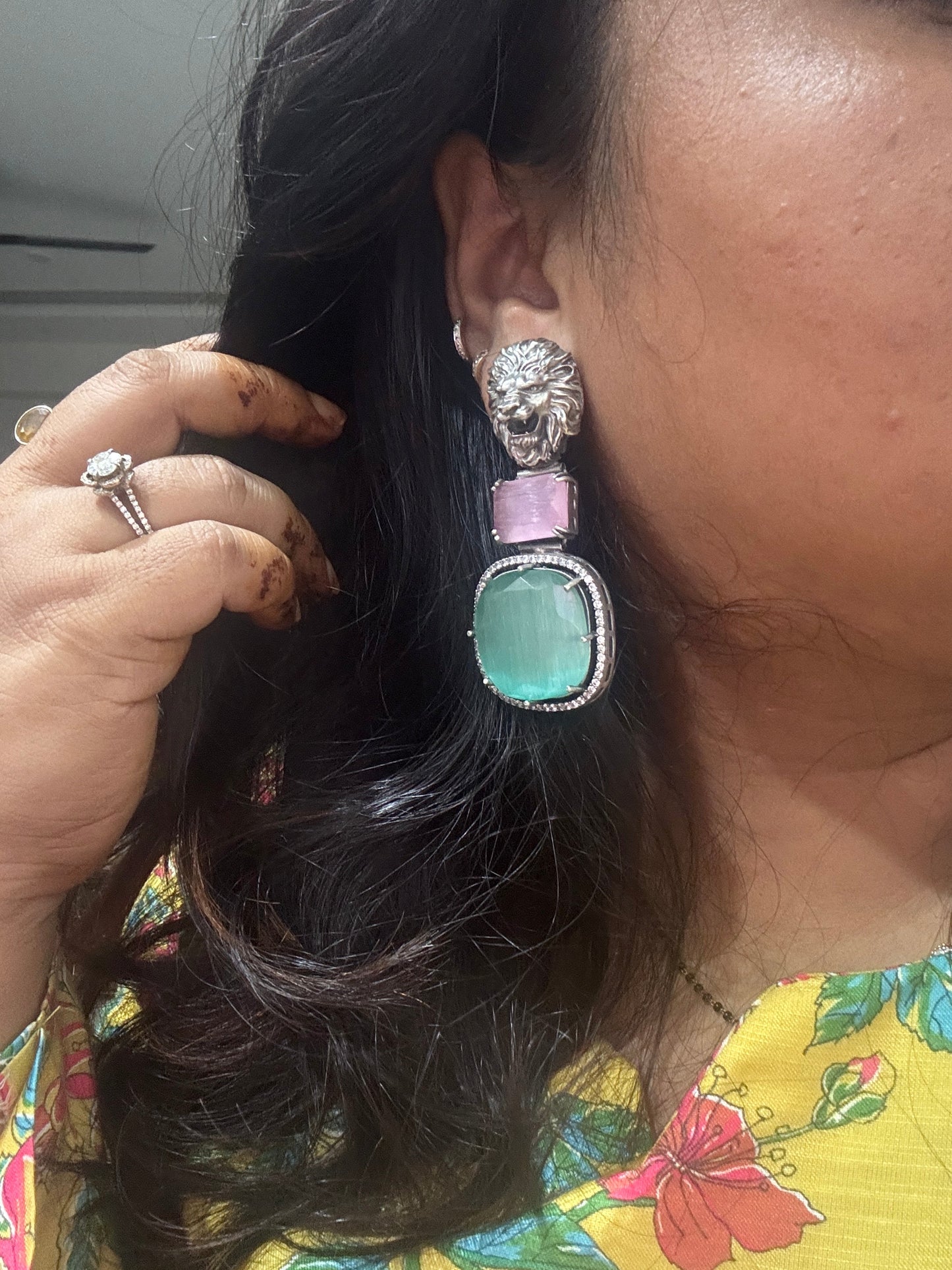 Sabyasachi stone Danglers Gehnacollections