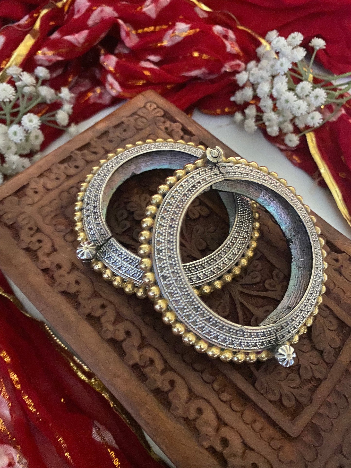 SHOURYA DUAL TONE KADA Gehnacollections