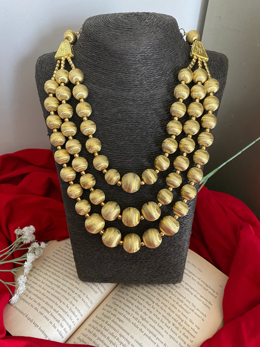 BEADS THREE LAYER NECKLACE Gehnacollections