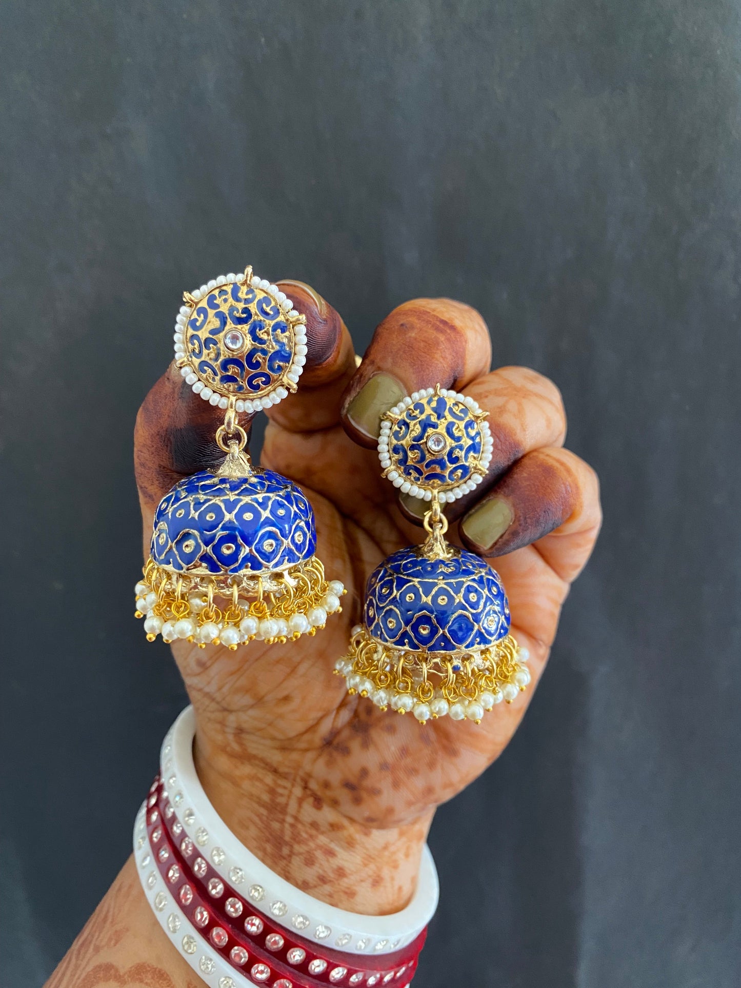 NITYA MEENAKARI JHUMKA Gehnacollections