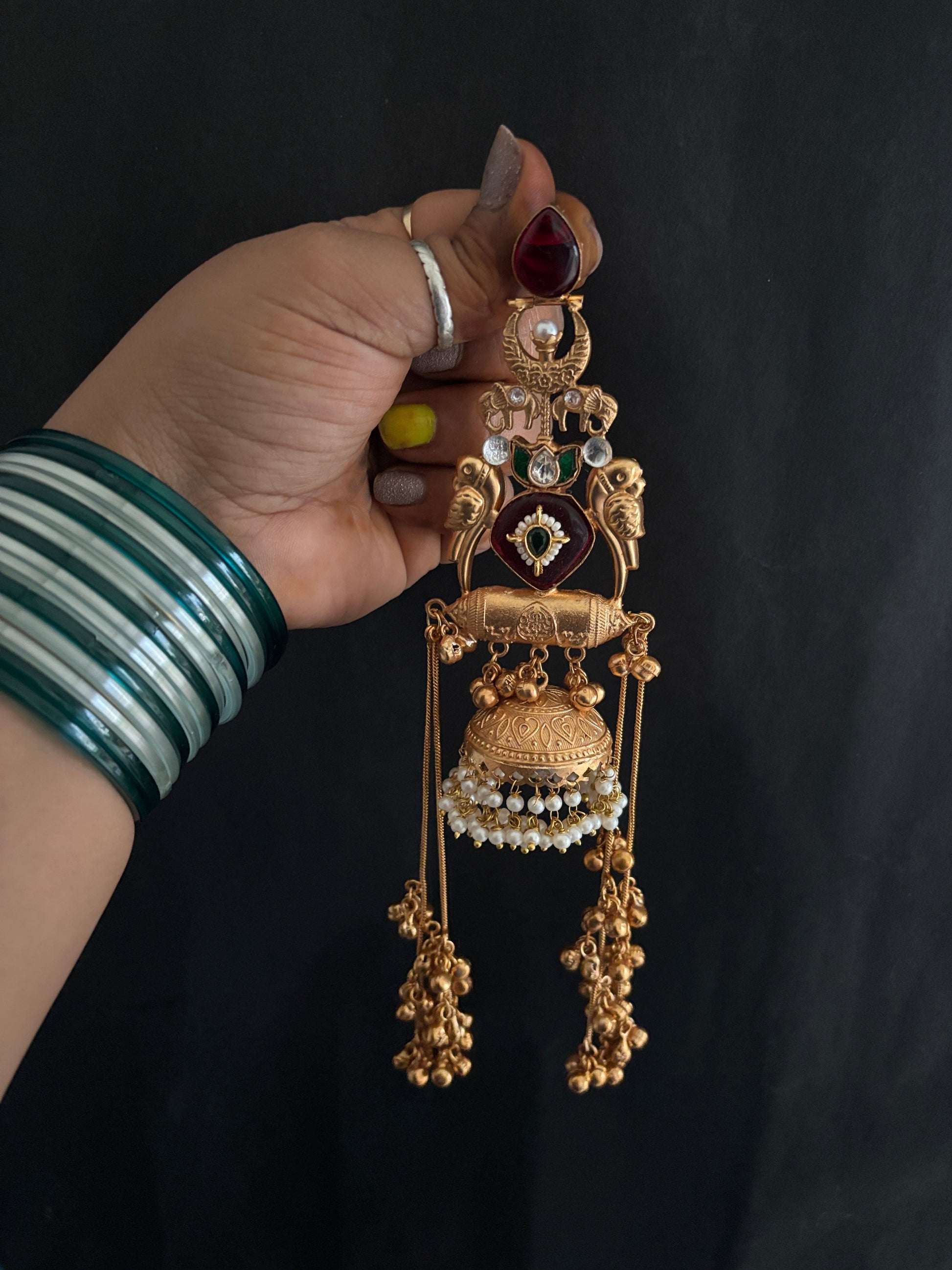 VRITTI DEJHOOR JHUMKA Gehnacollections