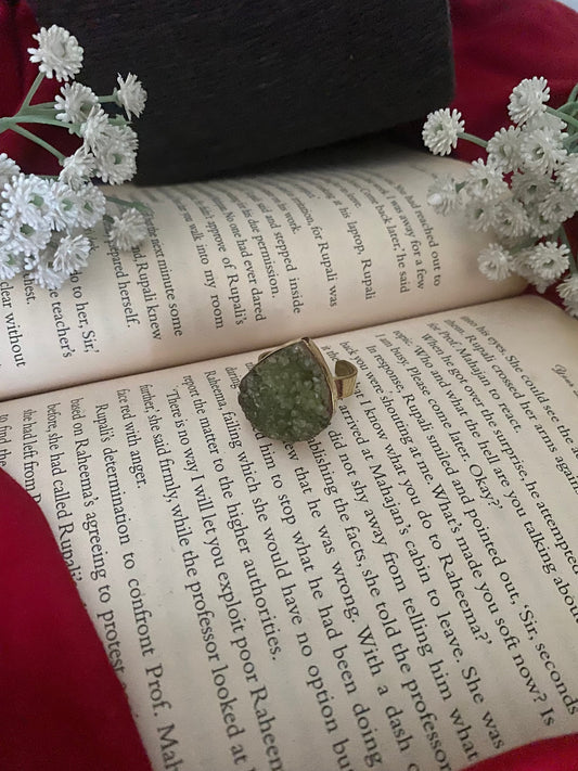 UNFINISHED STONE RING Gehnacollections