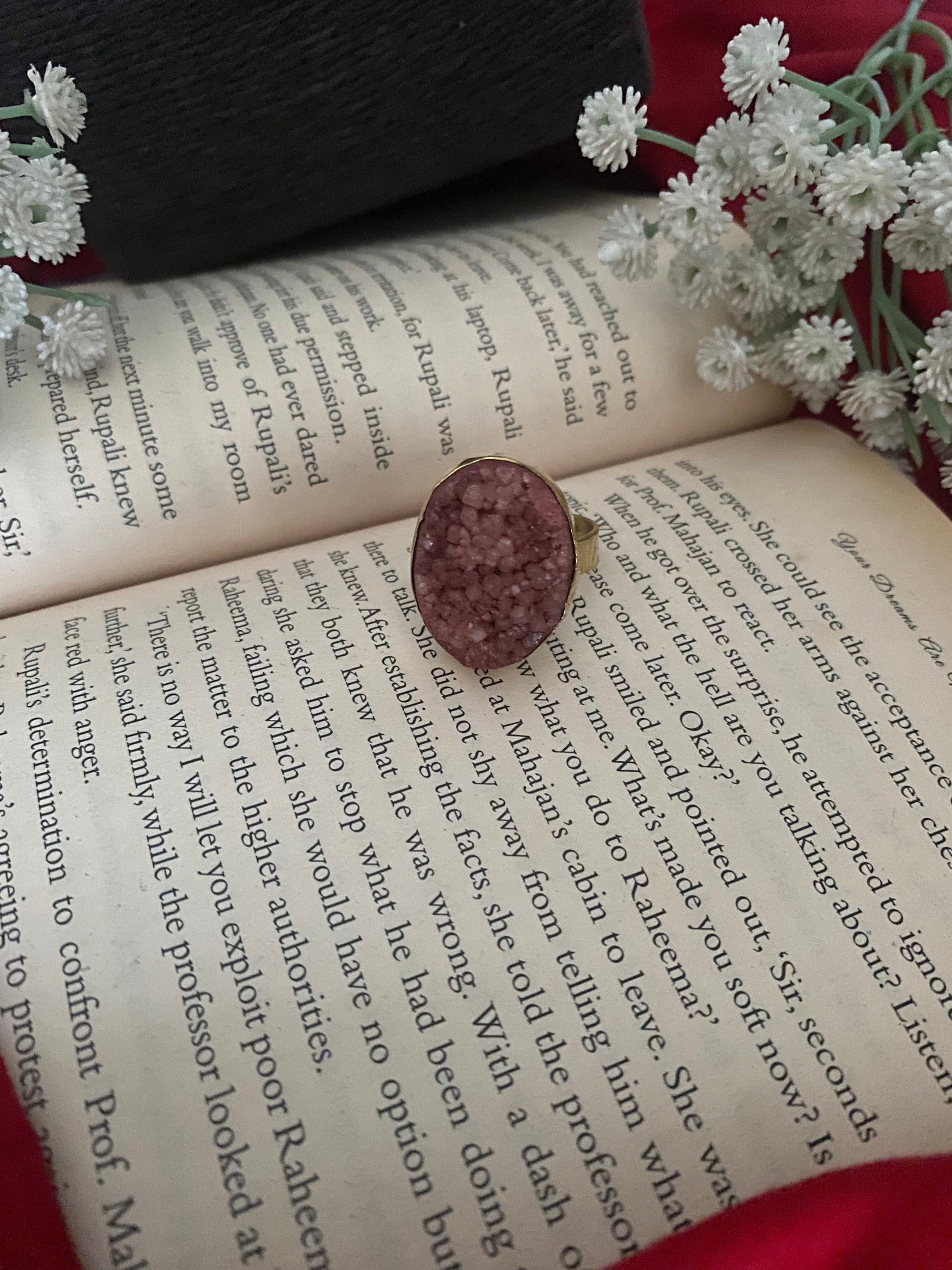 UNFINISHED STONE RING Gehnacollections