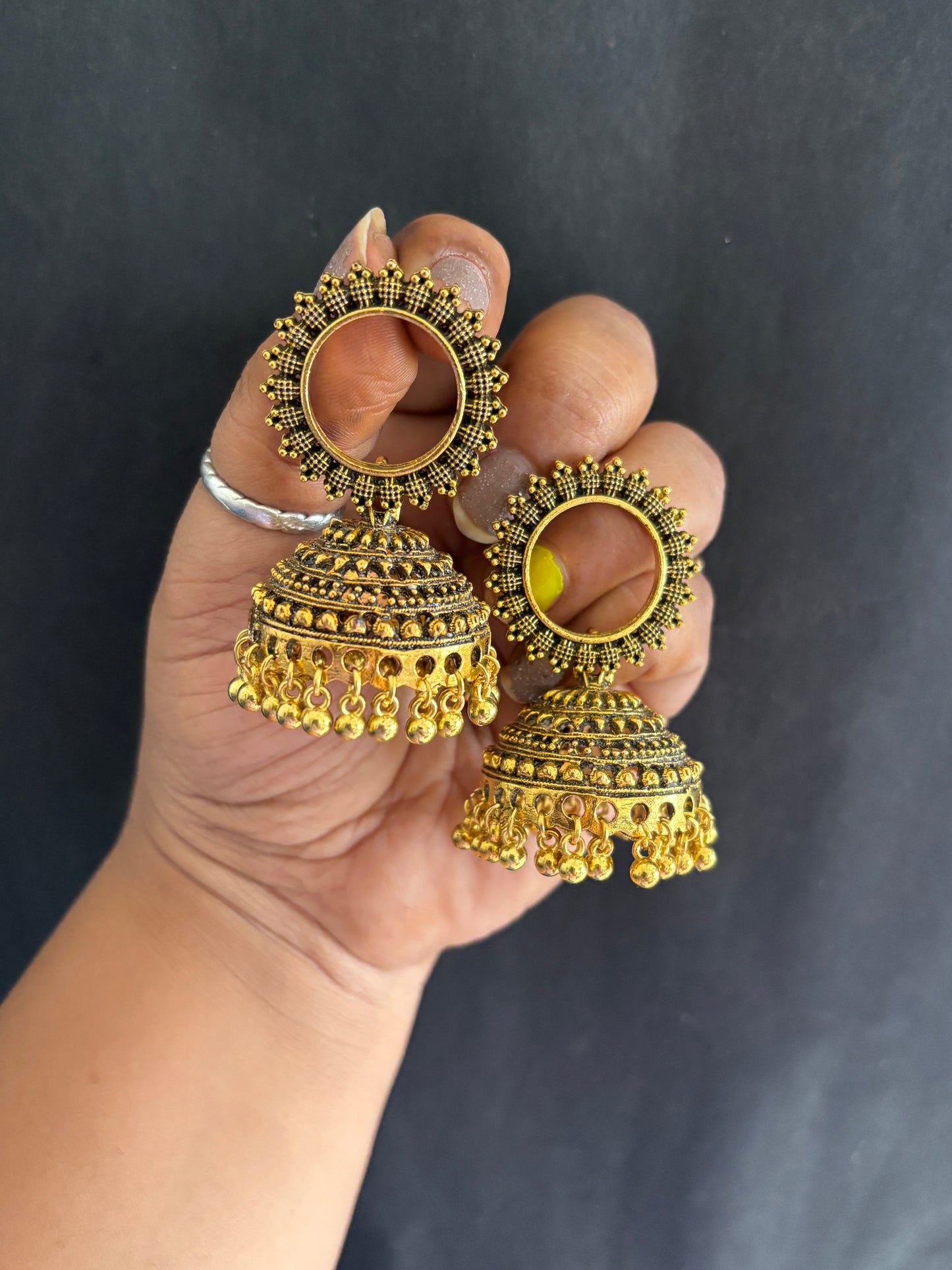 Flower jhumka Gehnacollections