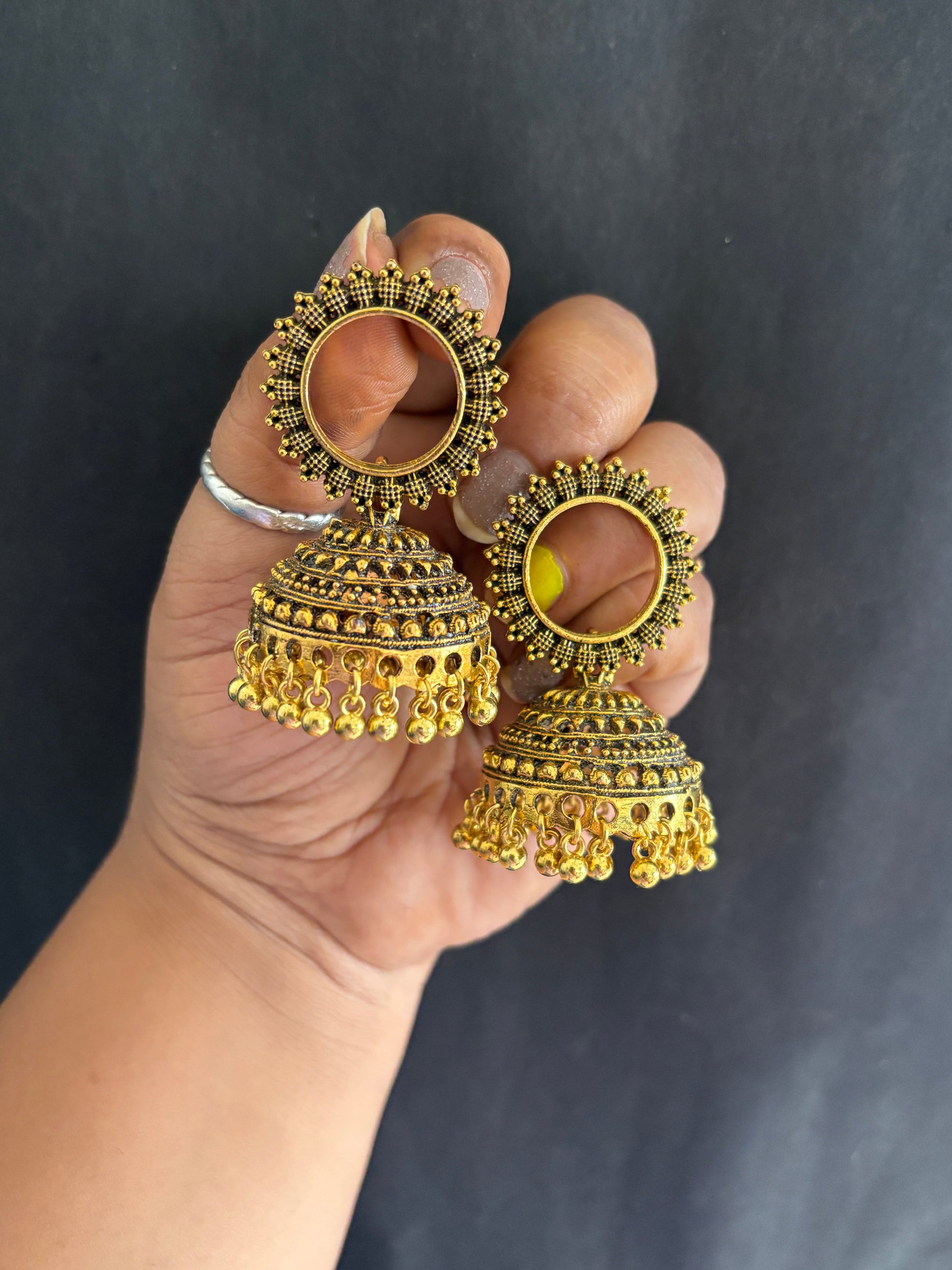 Flower jhumka Gehnacollections