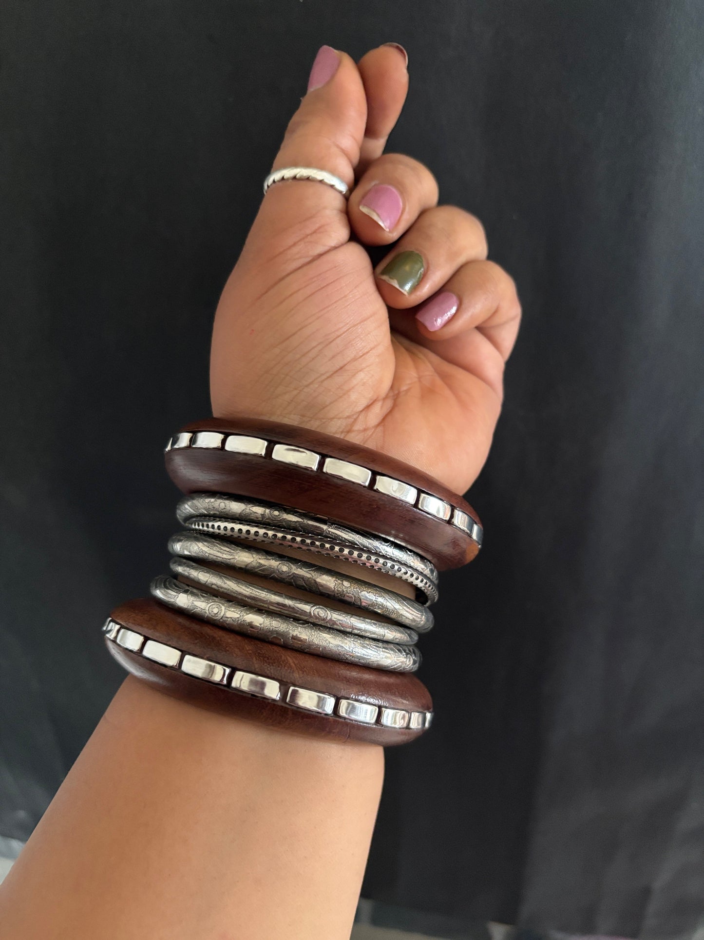 Wooden Kada Stack Gehnacollections