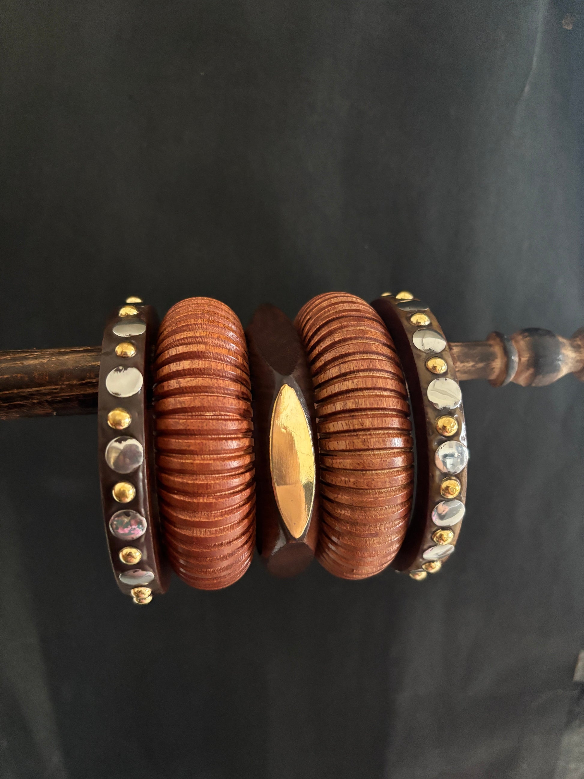 Wooden Kada Stack Gehnacollections