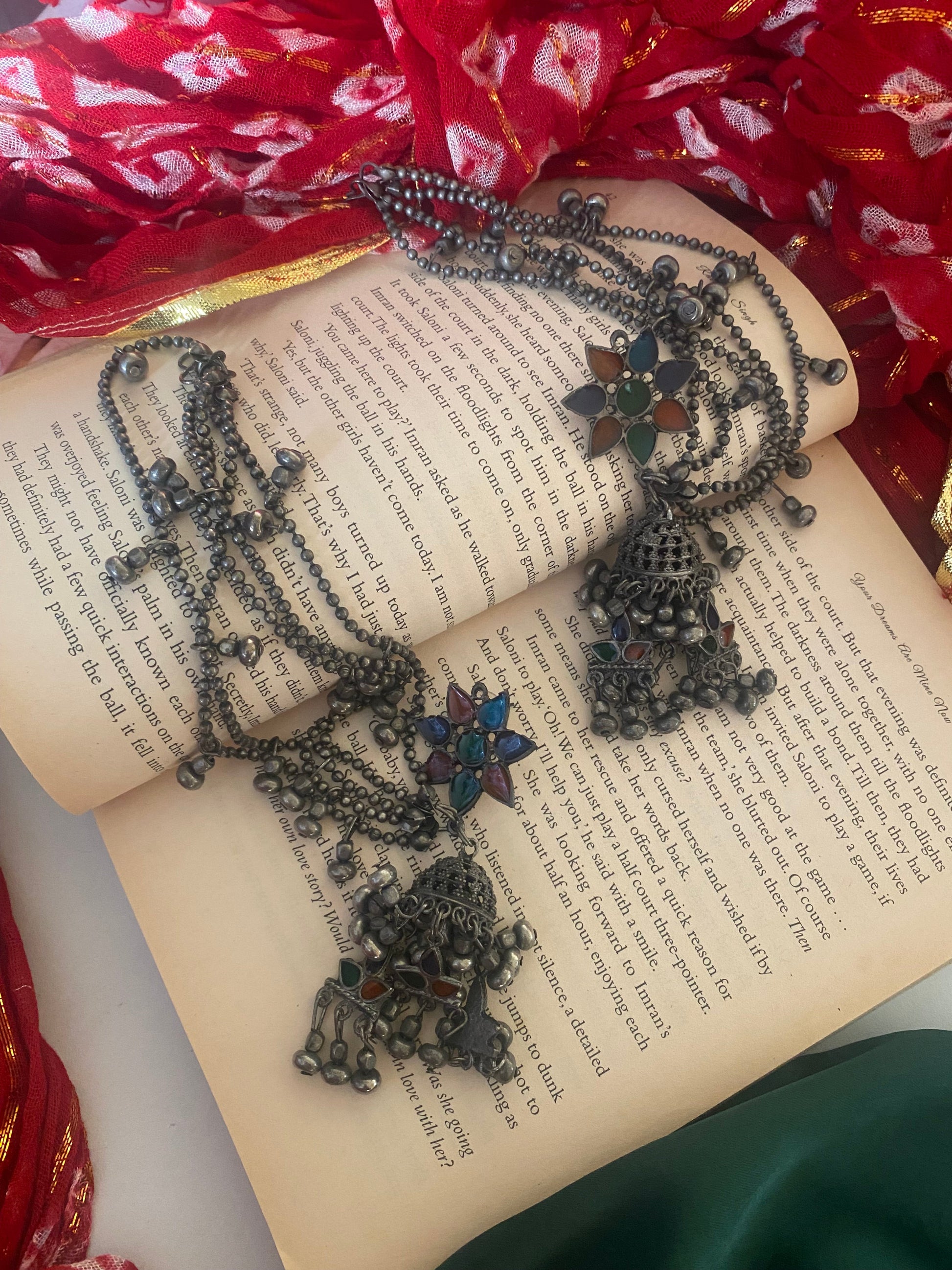 SANIYA KAAN CHAIN JHUMKA Gehnacollections