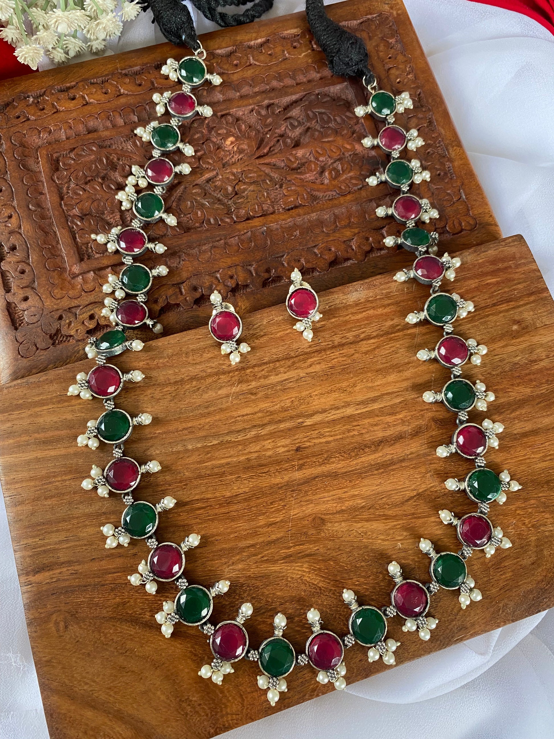 AKVIRA NECKLACE SET Gehnacollections