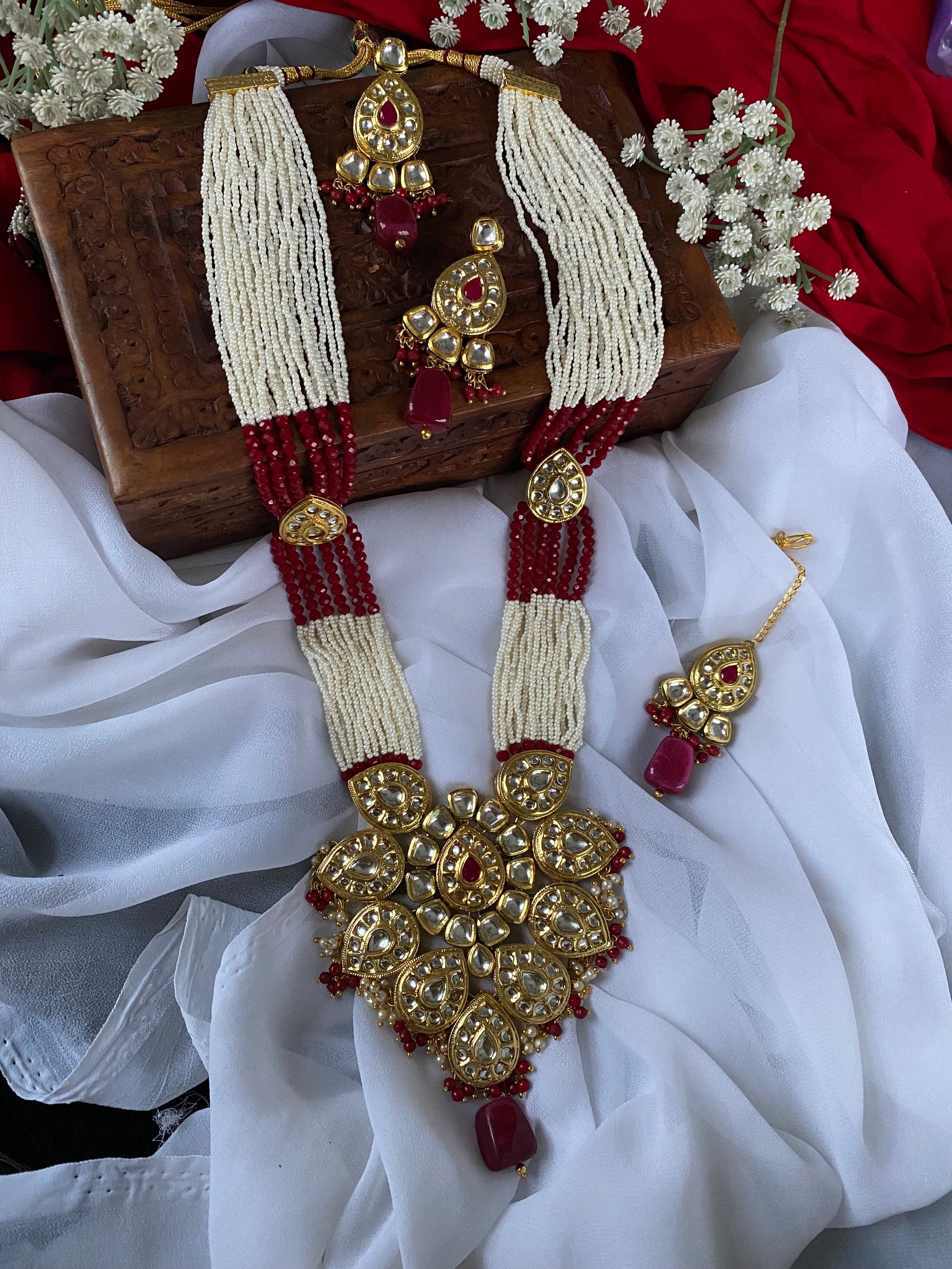 ASVI LONG NECKLACE SET Gehnacollections