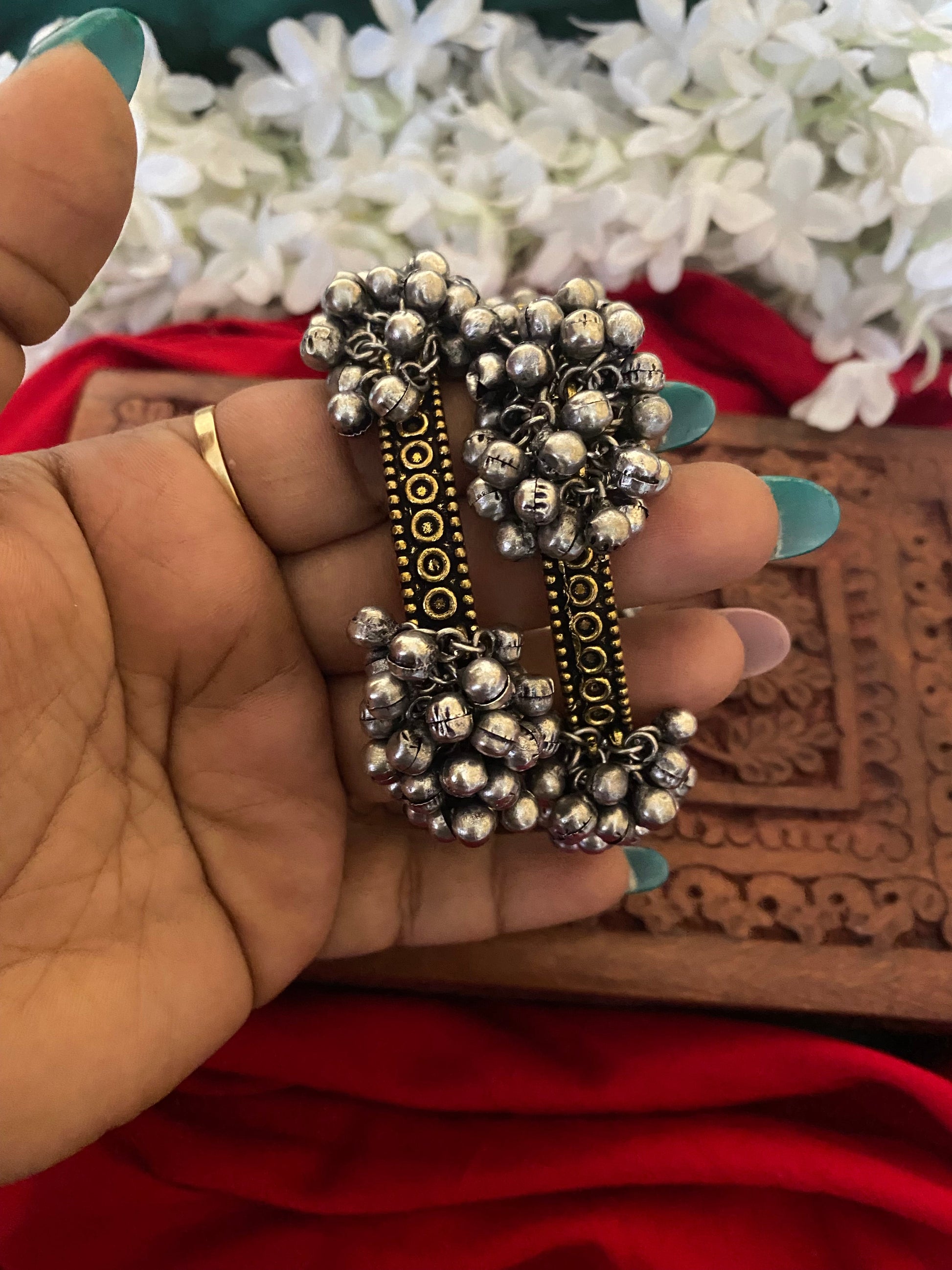 HINA DUAL TONE GHUNGHROO KADA Gehnacollections