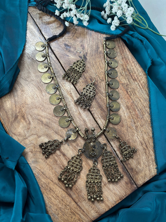 NISHTHA COIN NECKLACE SET Gehnacollections