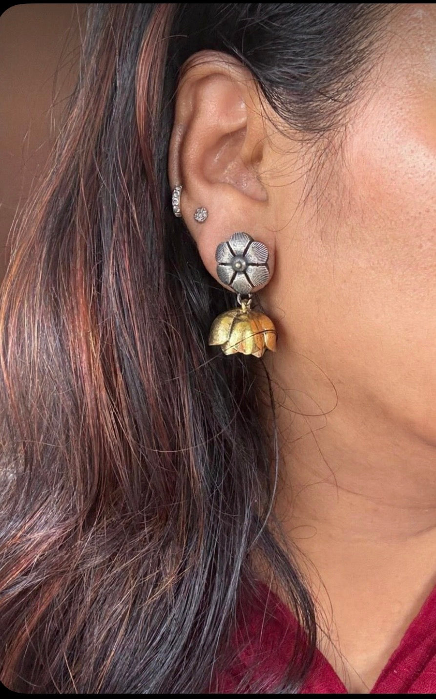 Namishka dual tone jhumka Gehnacollections