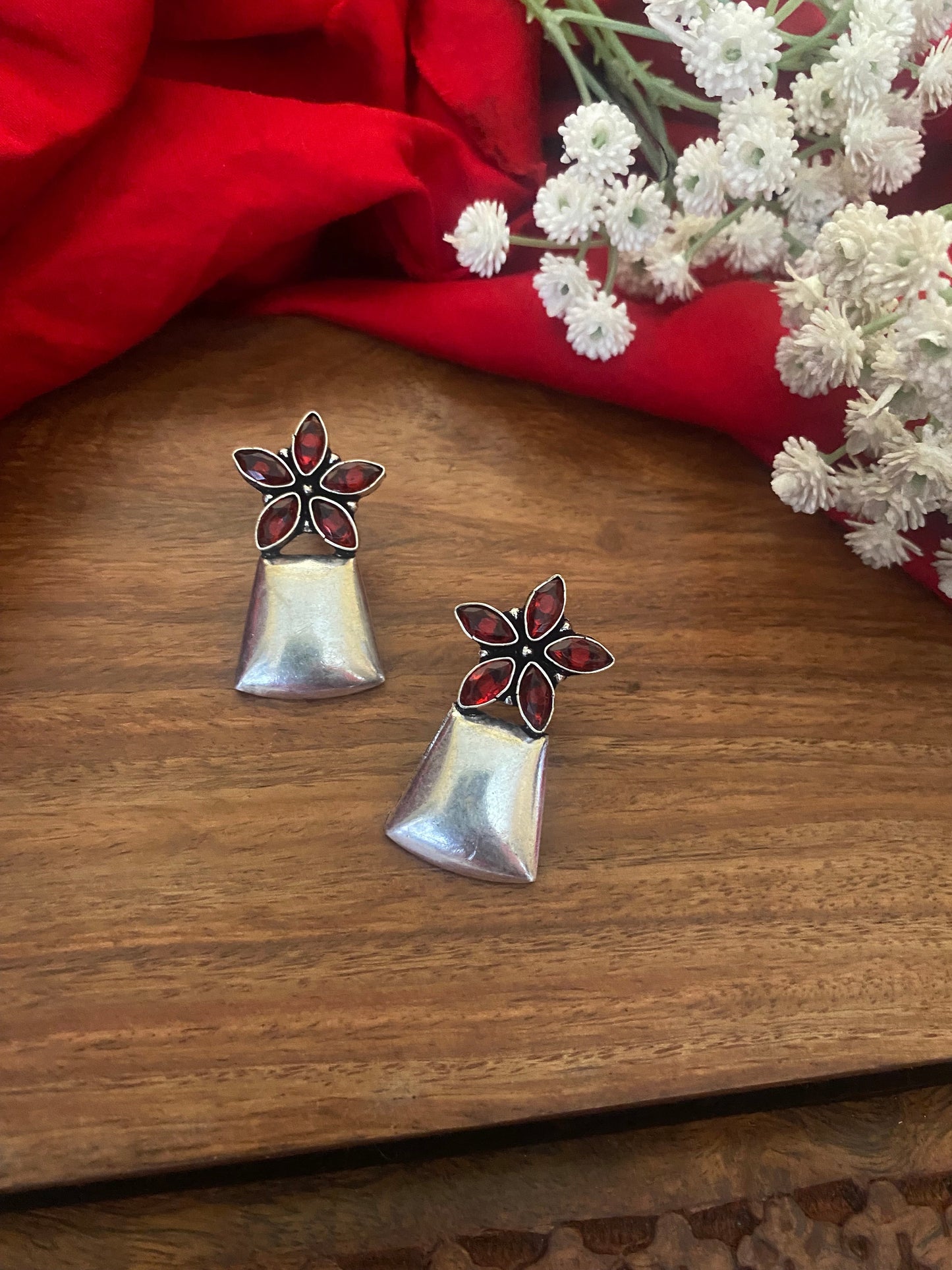 PAVI STONE STUDS Gehnacollections