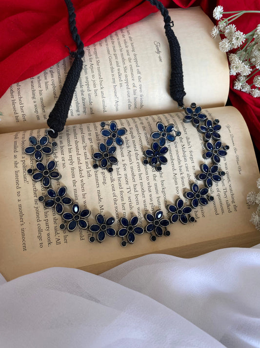 FLORAL CHOKER SET Gehnacollections