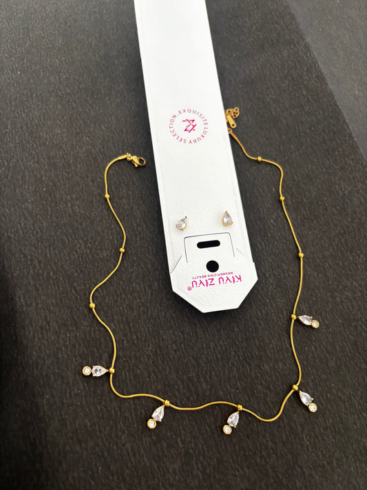 Anti tarnish Necklace Gehnacollections