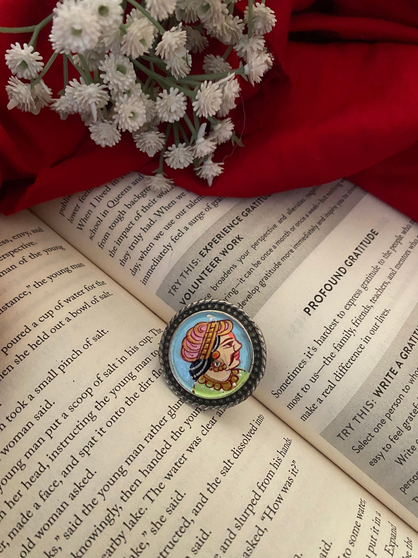 Hand painted Ring Gehnacollections