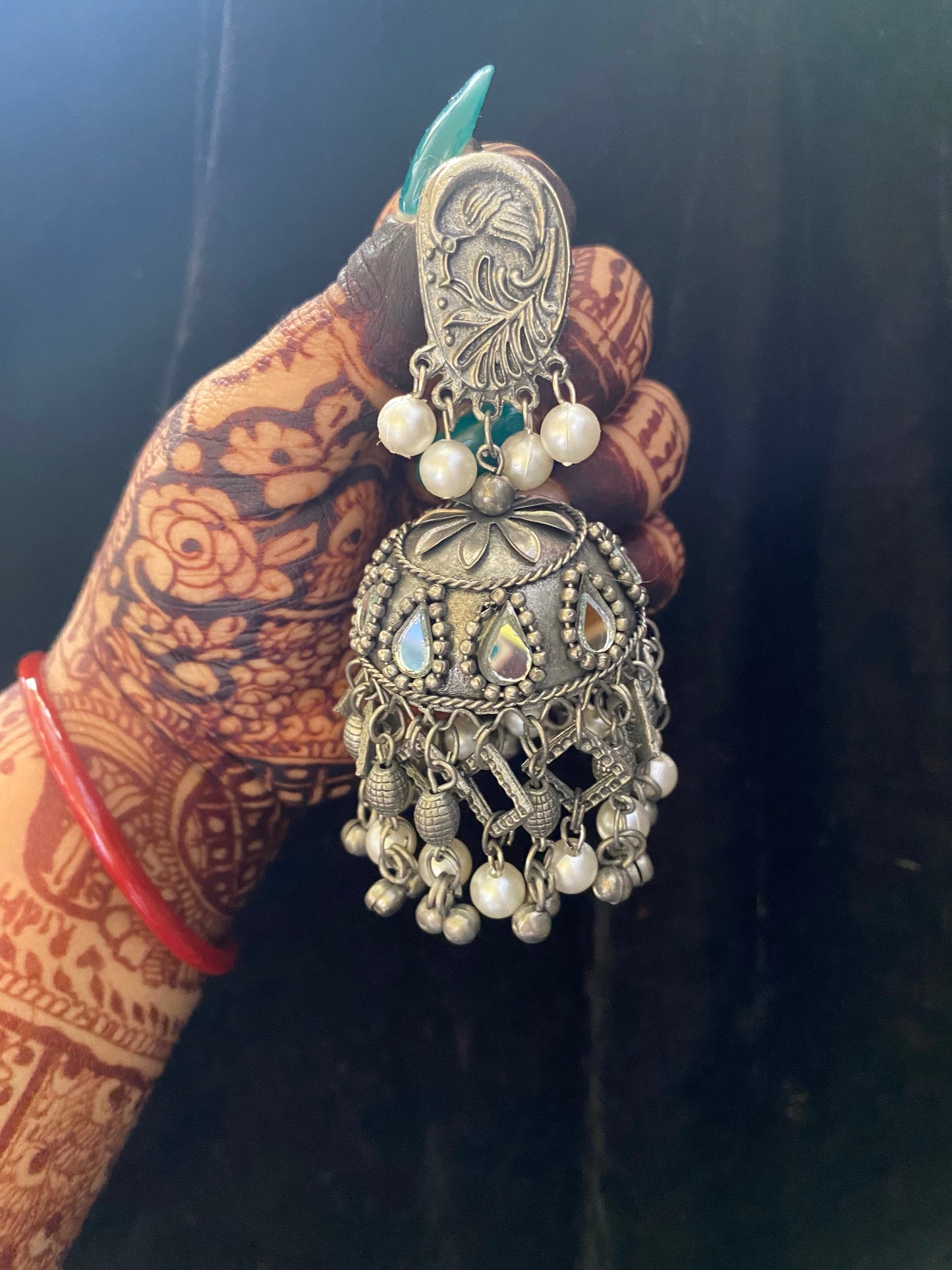 TRISHA JHUMKA Gehnacollections