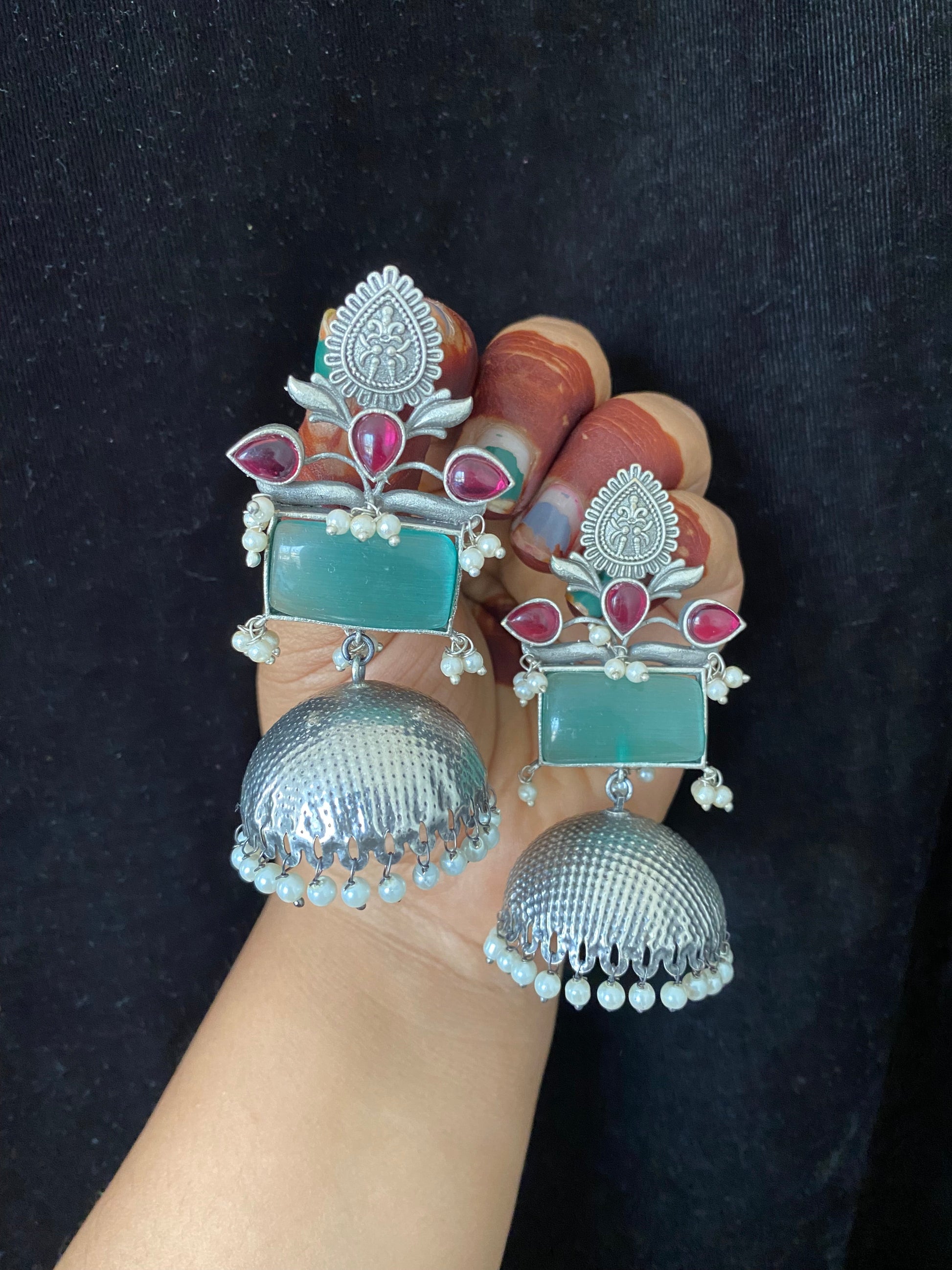 MARYAM JHUMKA Gehnacollections