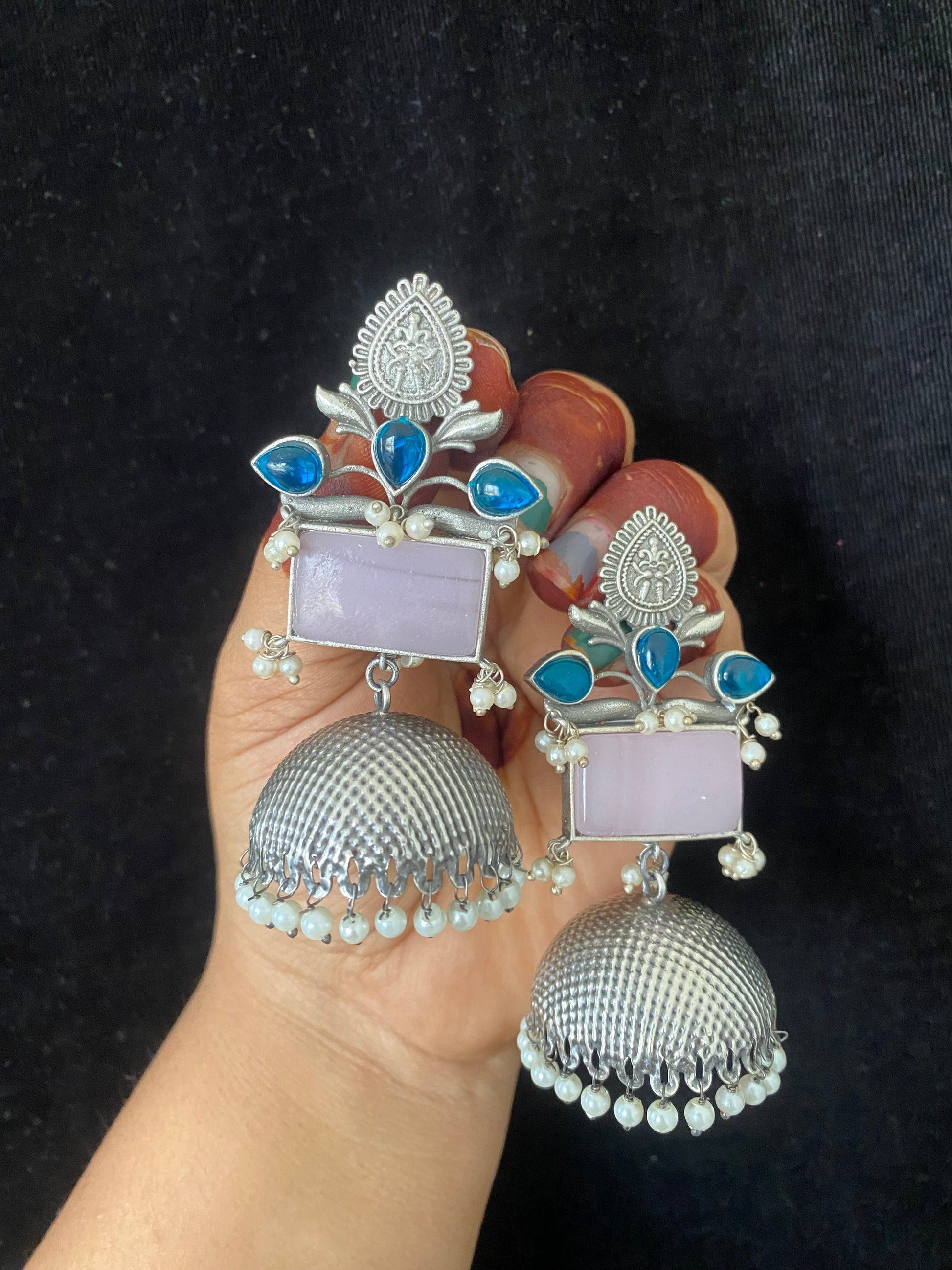 MARYAM JHUMKA Gehnacollections