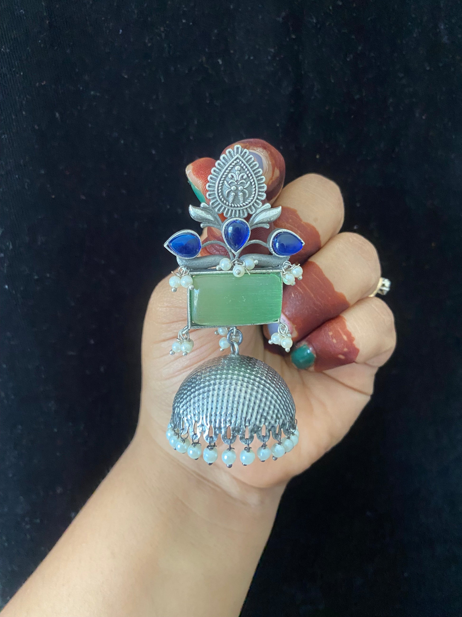 MARYAM JHUMKA Gehnacollections