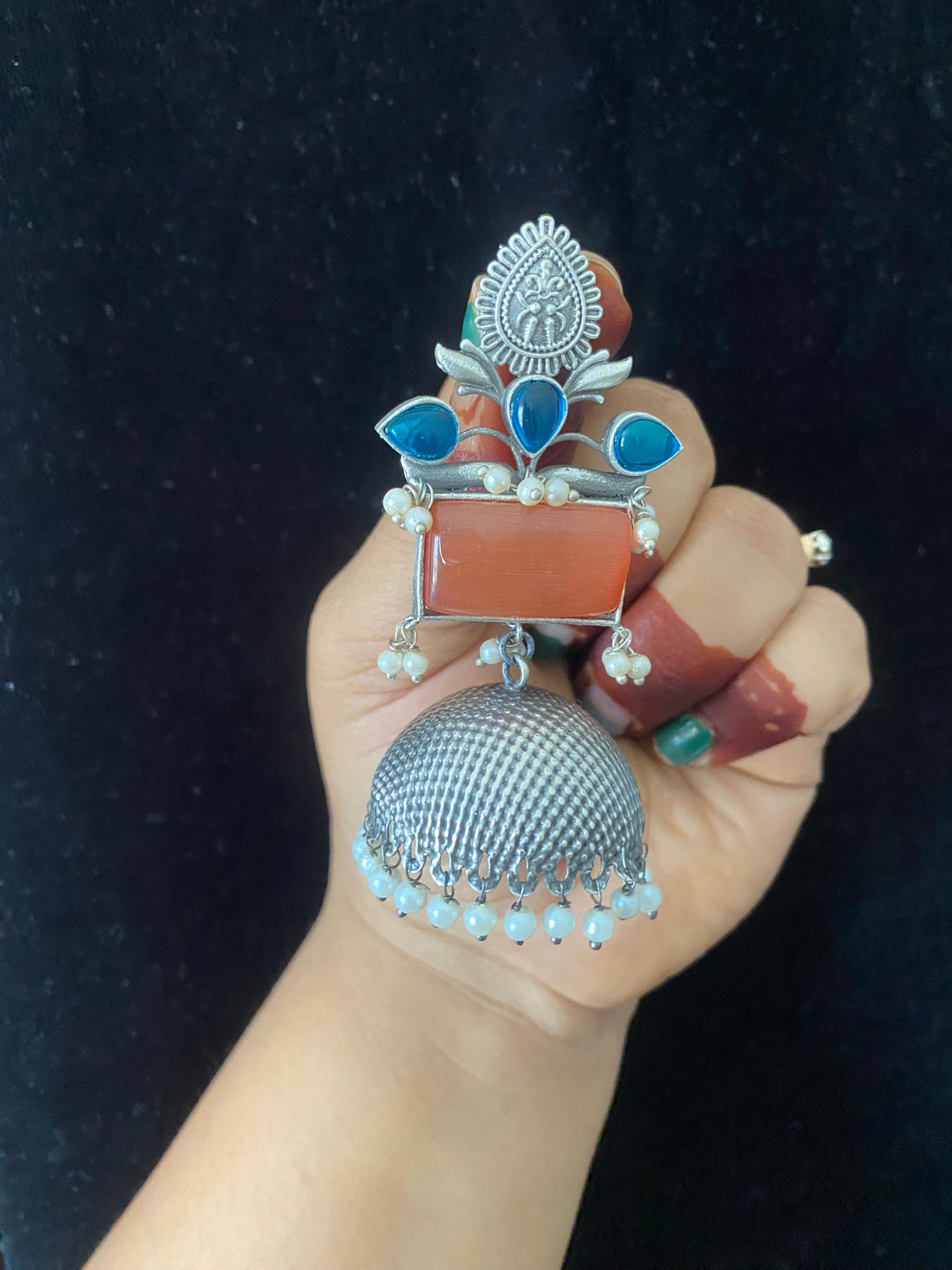 MARYAM JHUMKA Gehnacollections