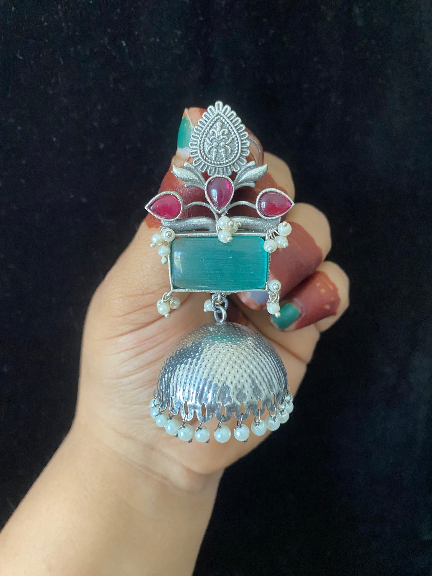 MARYAM JHUMKA Gehnacollections