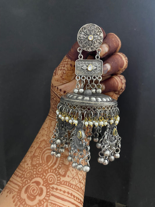 RADHIKA JHUMKA Gehnacollections