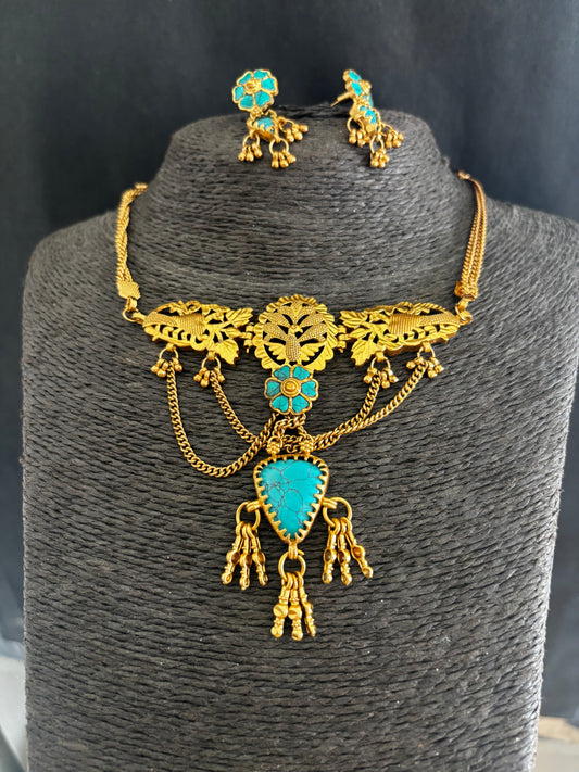 Oorvi Necklace Set Gehnacollections