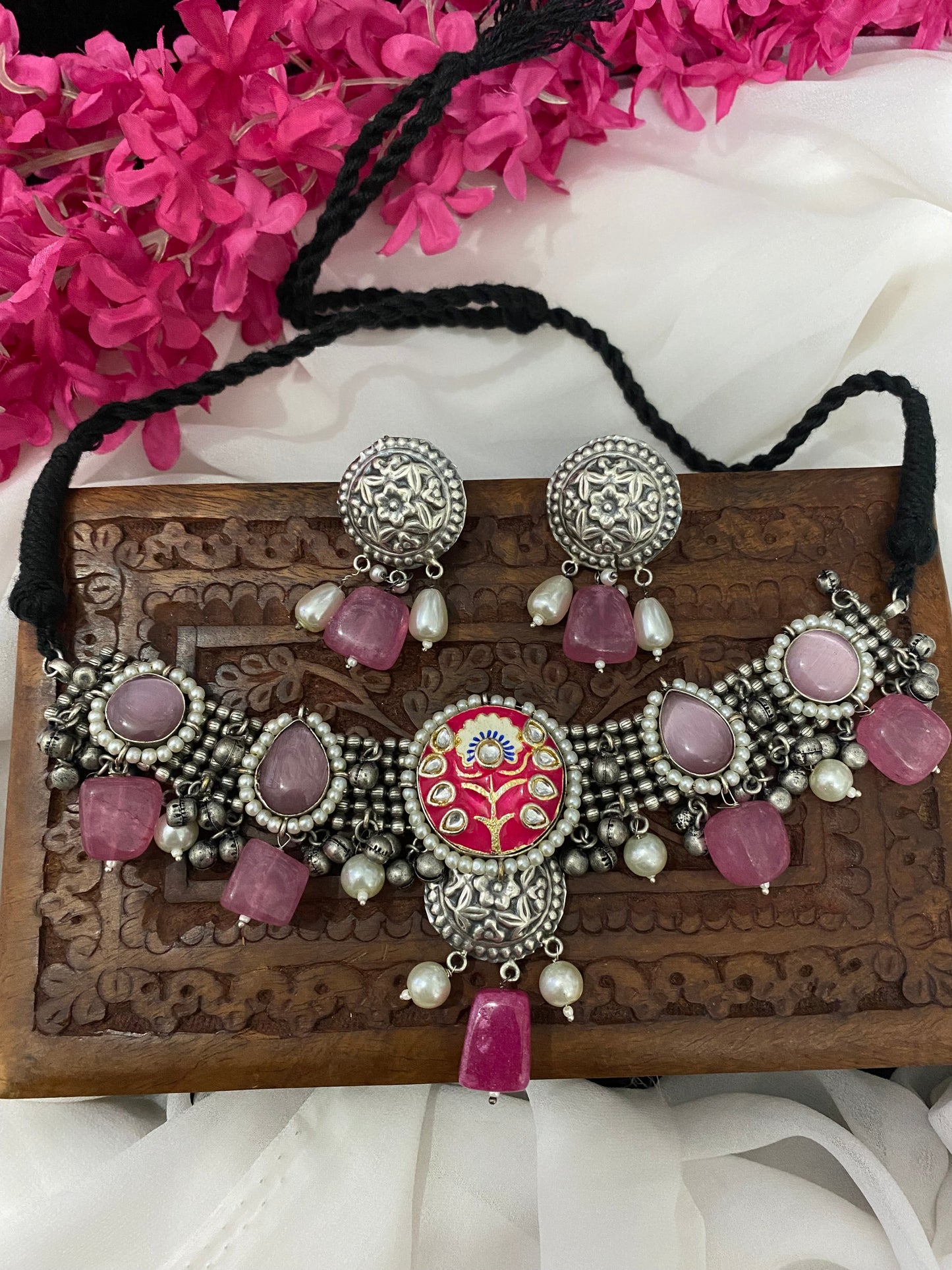NILAKSHI CHOKER SET Gehnacollections