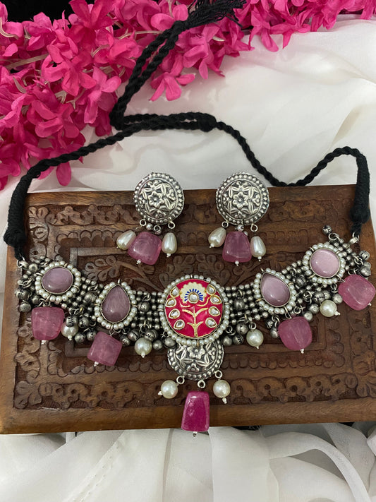 NILAKSHI CHOKER SET Gehnacollections
