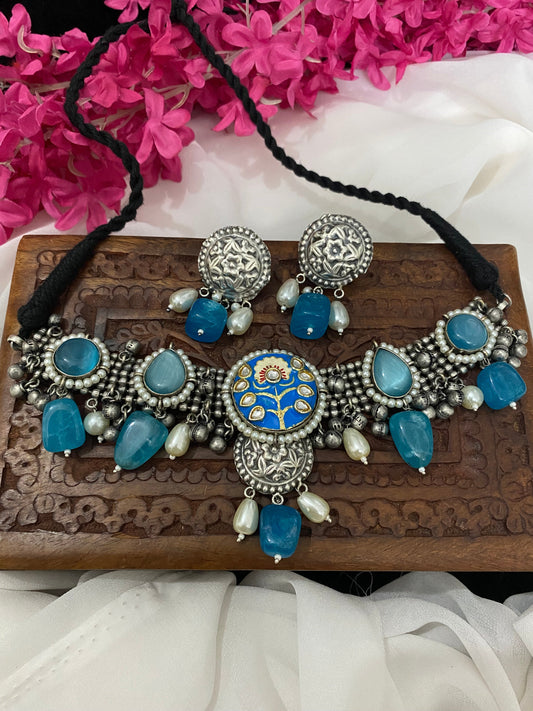 NILAKSHI CHOKER SET Gehnacollections