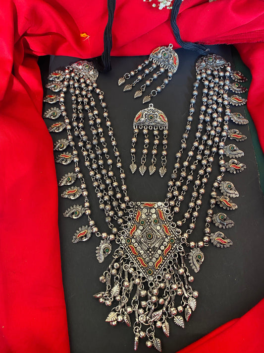 ABHIRA LONG NECKLACE SET Gehnacollections