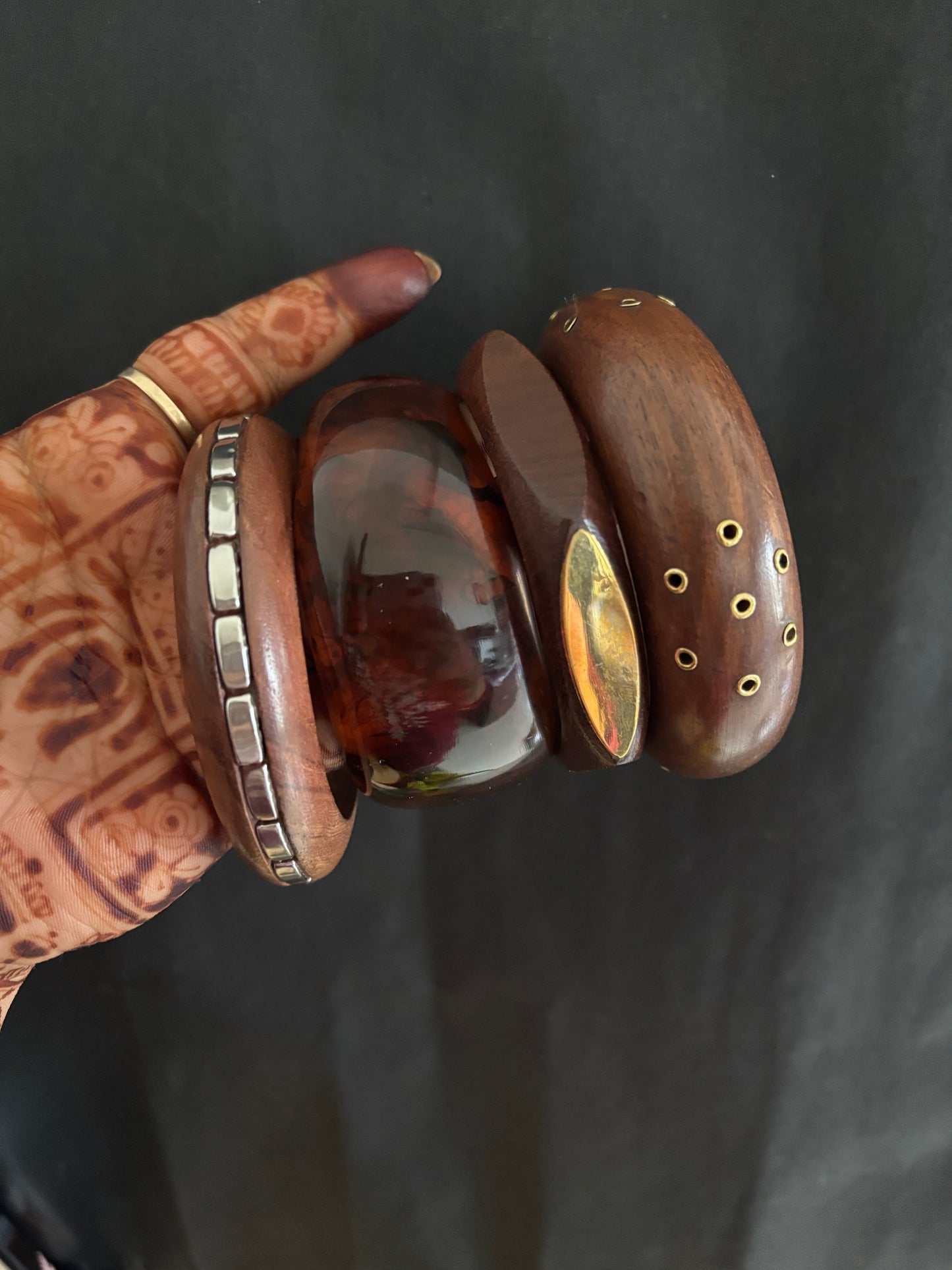 Wooden kada stack Gehnacollections