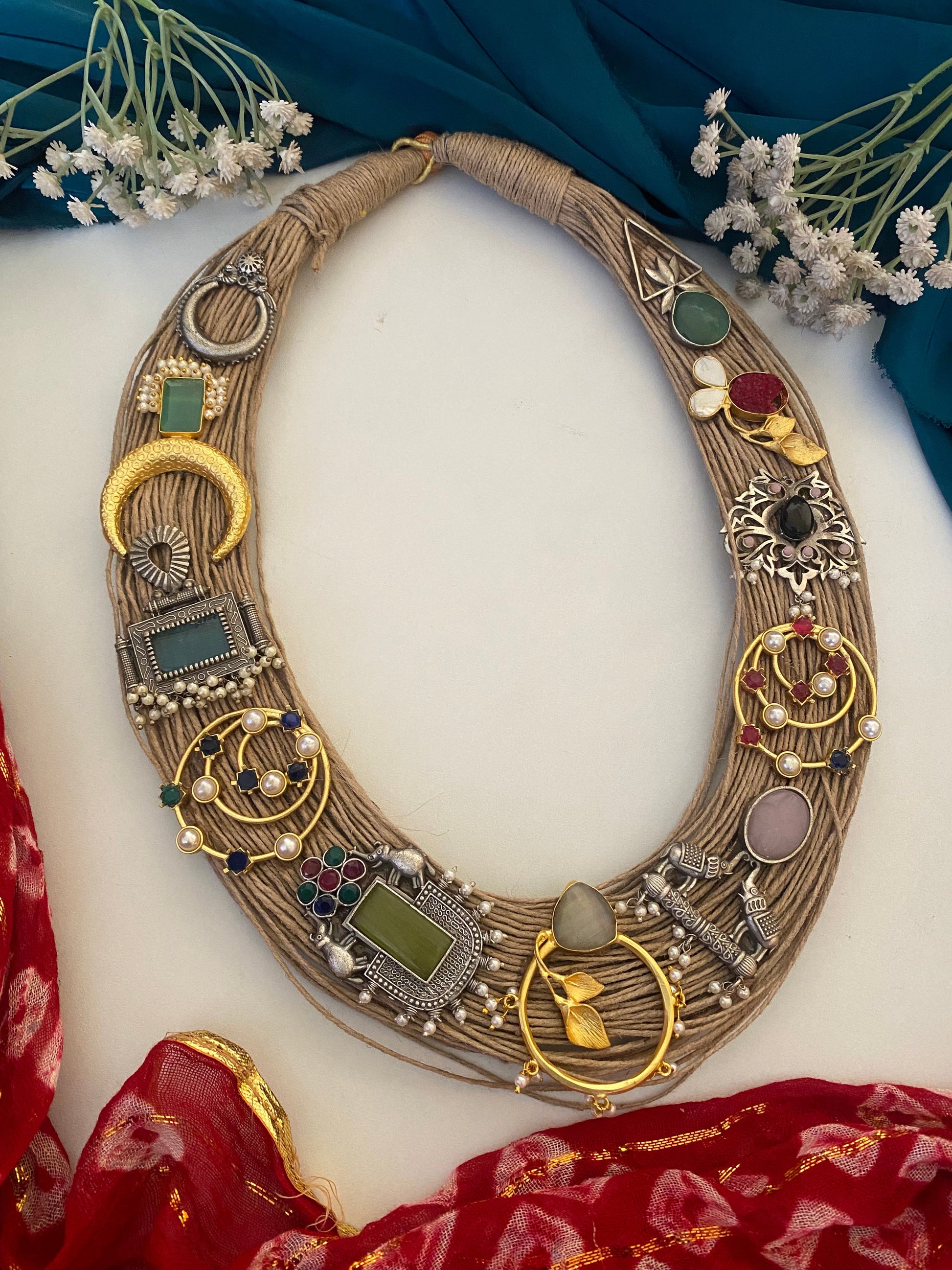 FUSION JUTE NECKLACE Gehnacollections