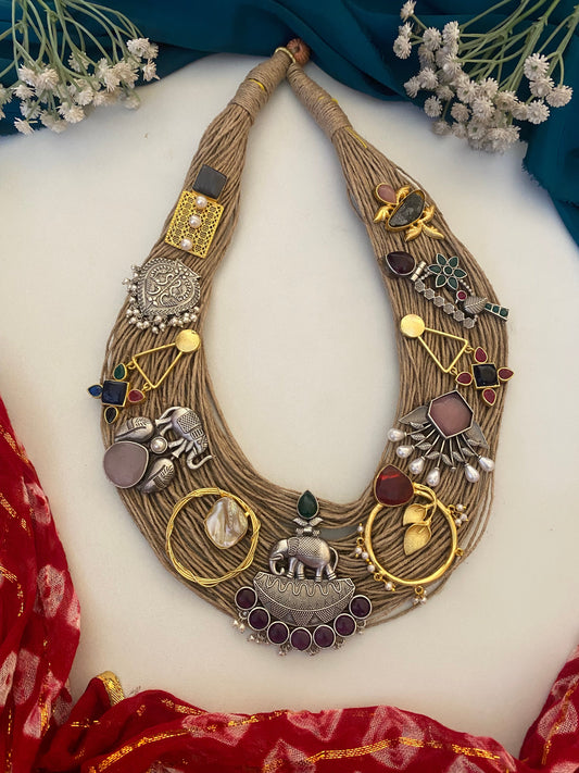 FUSION JUTE NECKLACE Gehnacollections