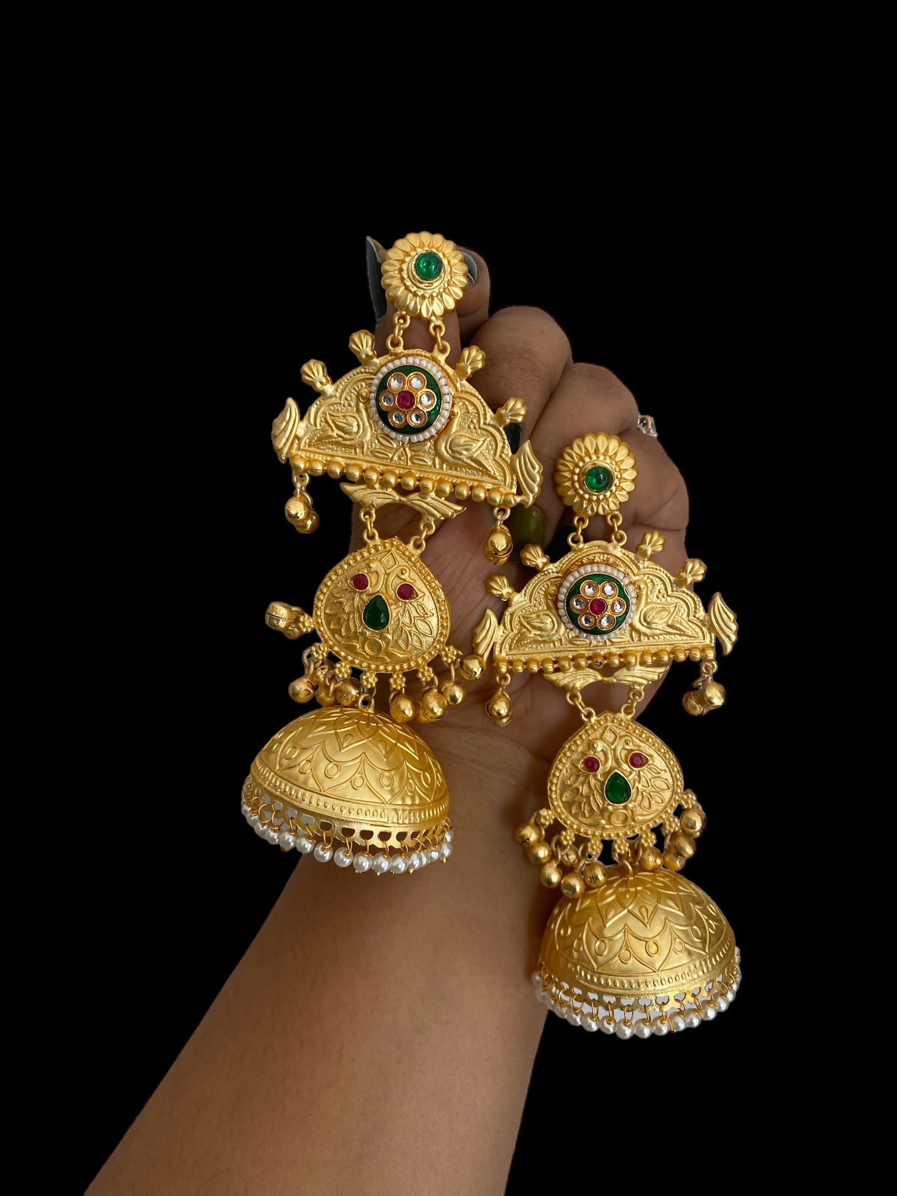 MAHIMA JHUMKA Gehnacollections