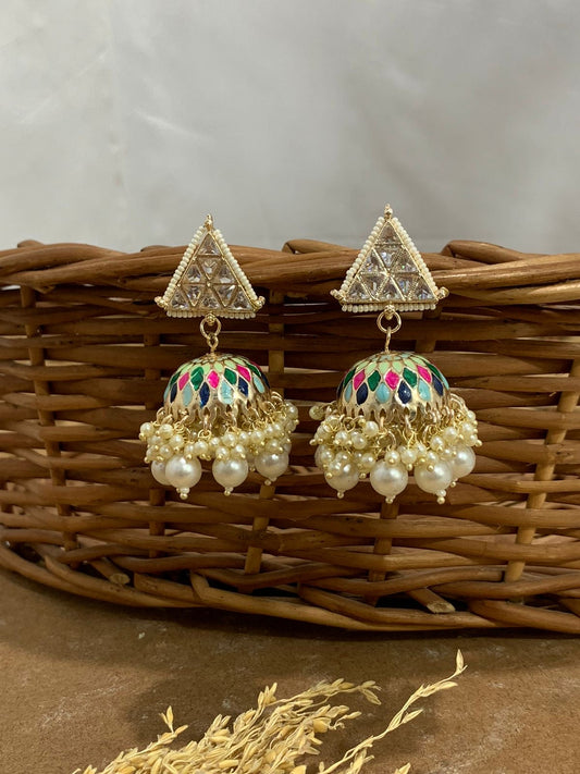 TRIANGLE JHUMKA Gehnacollections