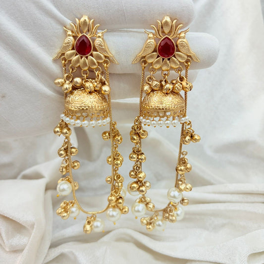 SHAMINA KASHMIRI JHUMKA Gehnacollections
