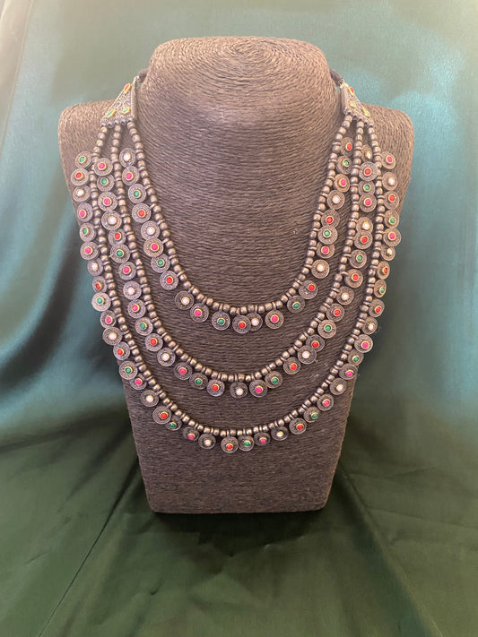 KIYANA LONG COIN NECKLACE Gehnacollections