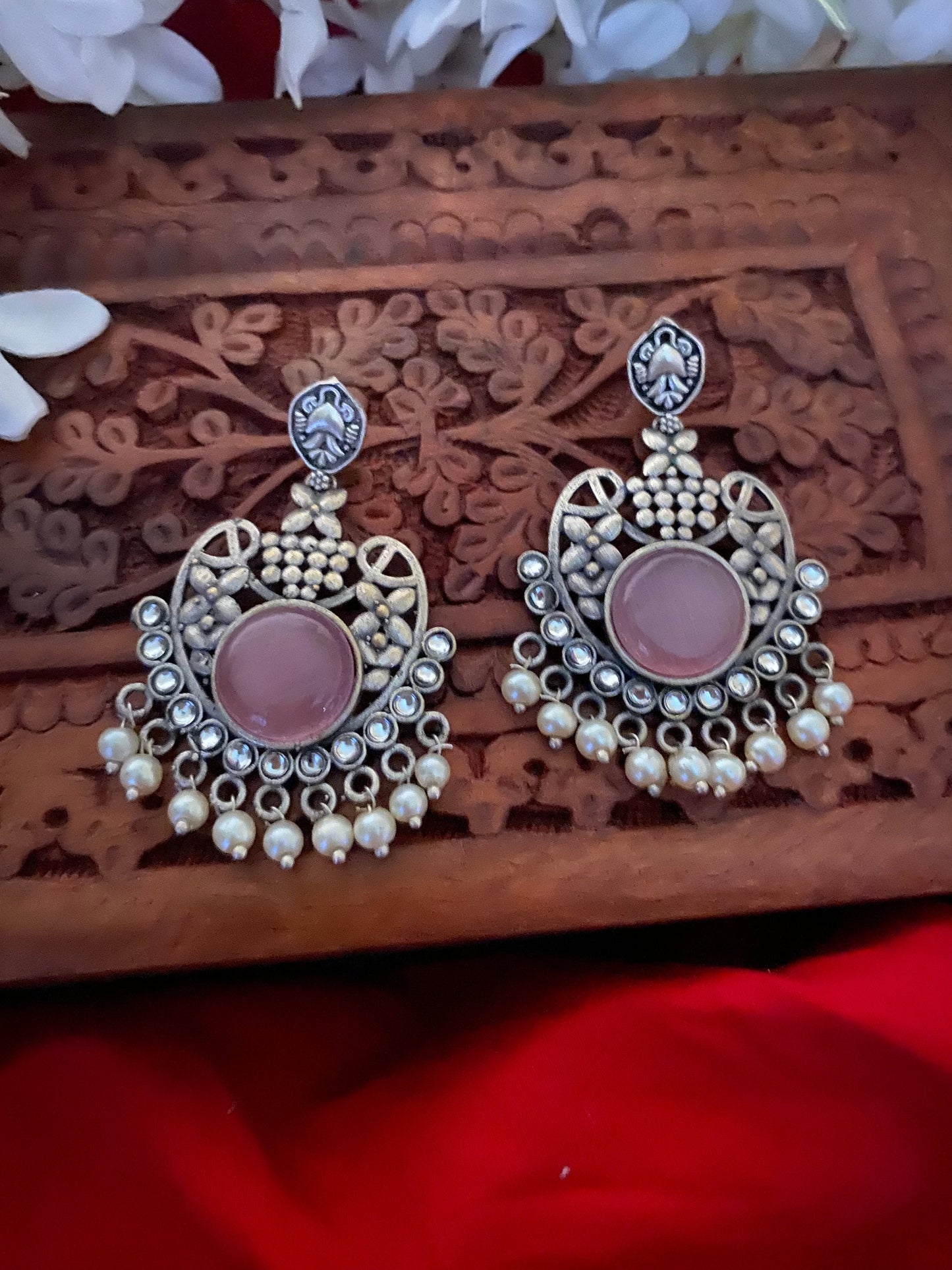 MONALISHA STONE CHANDBALI Gehnacollections