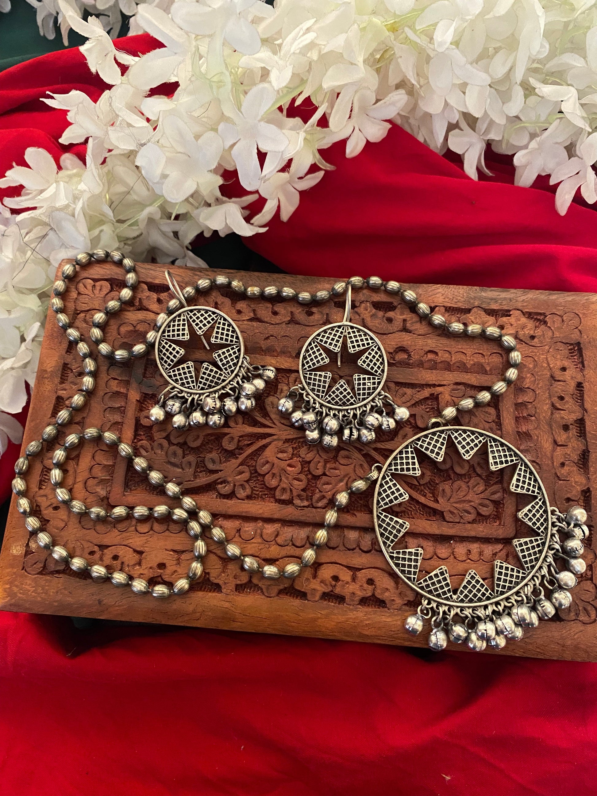 SITARA LONG NECKLACE SET Gehnacollections