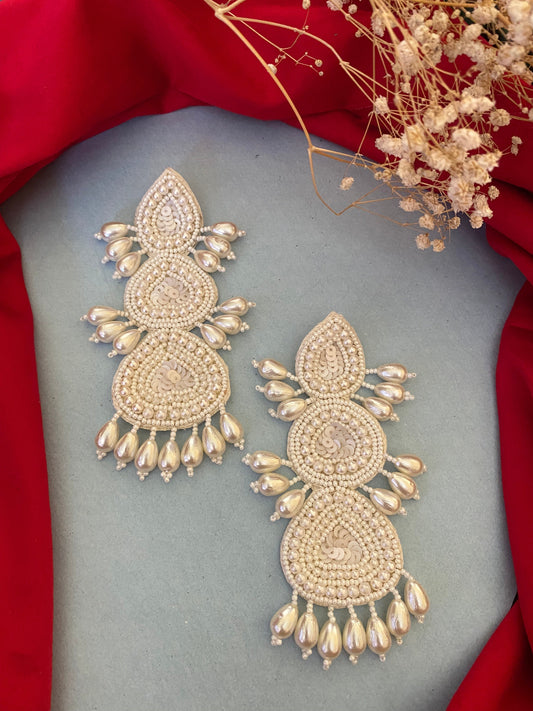 Diya Beads Earrings Gehnacollections