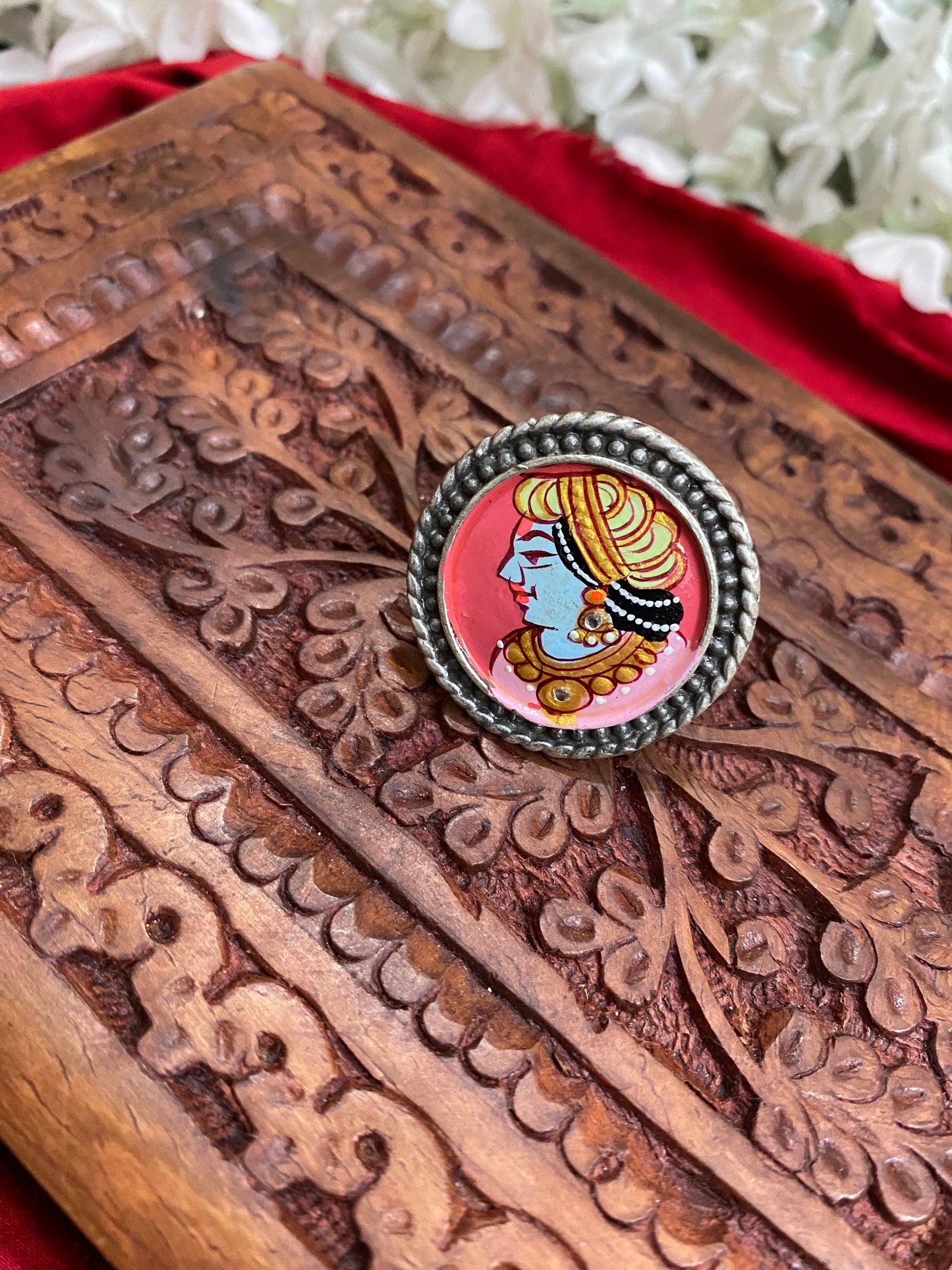 HAND PAINTED RING Gehnacollections