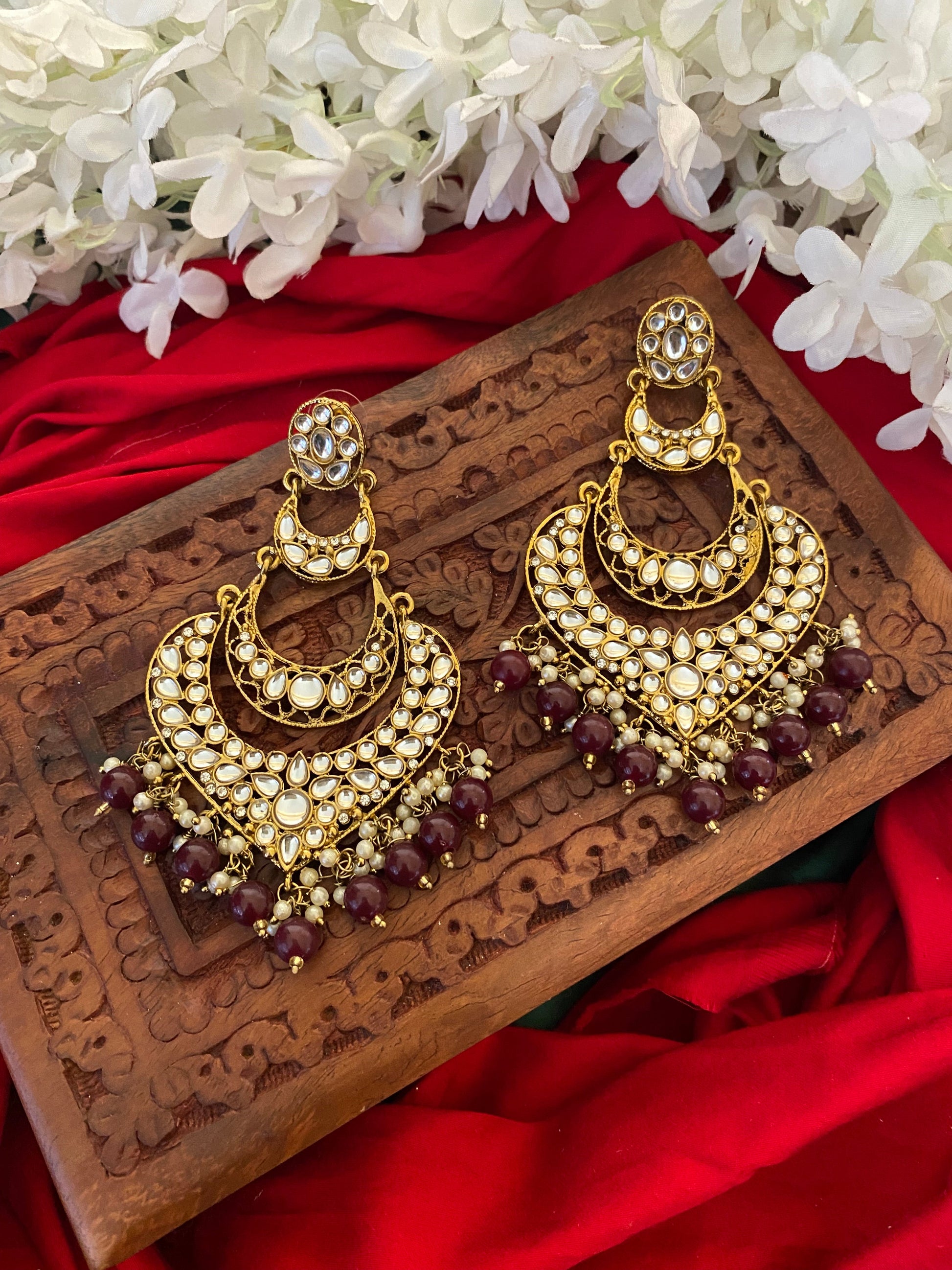 KIYARA CHANDBALI Gehnacollections