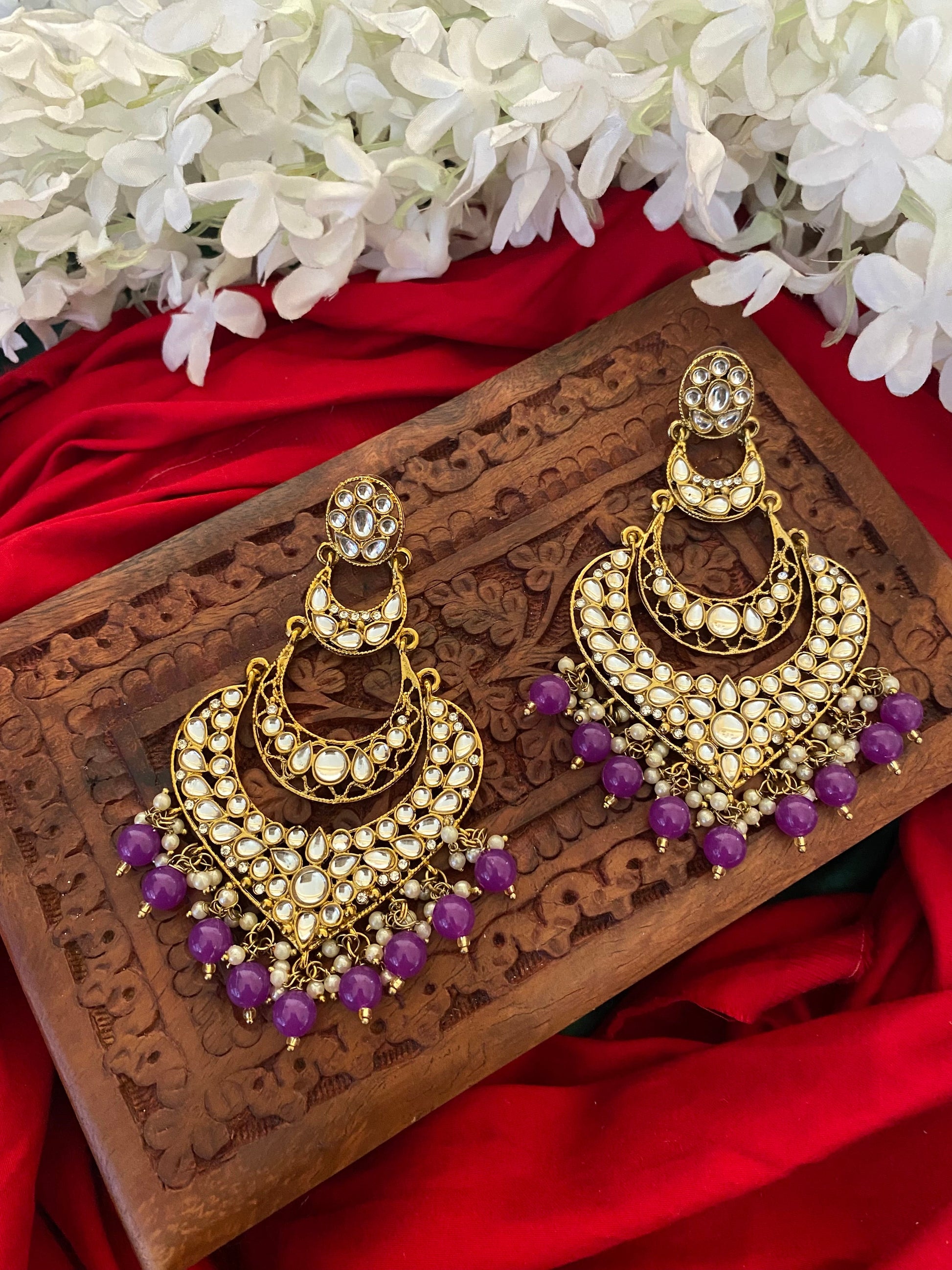 KIYARA CHANDBALI Gehnacollections