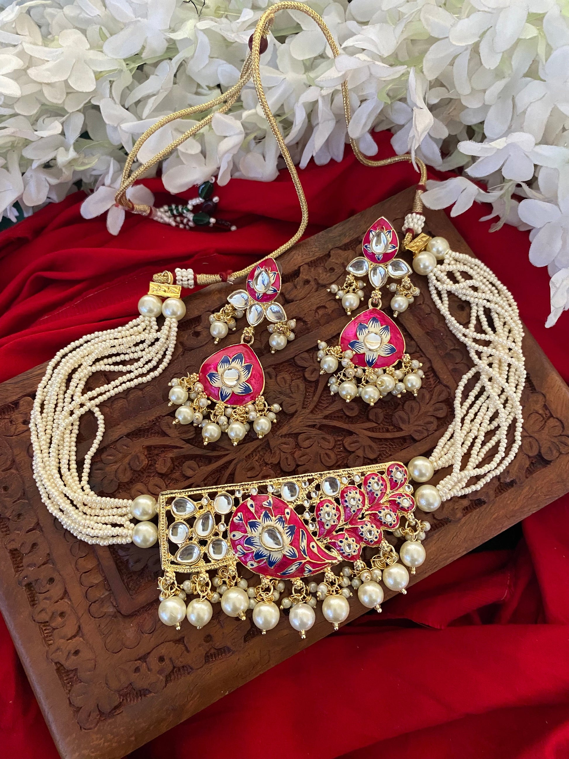 TARA CHOKER SET Gehnacollections