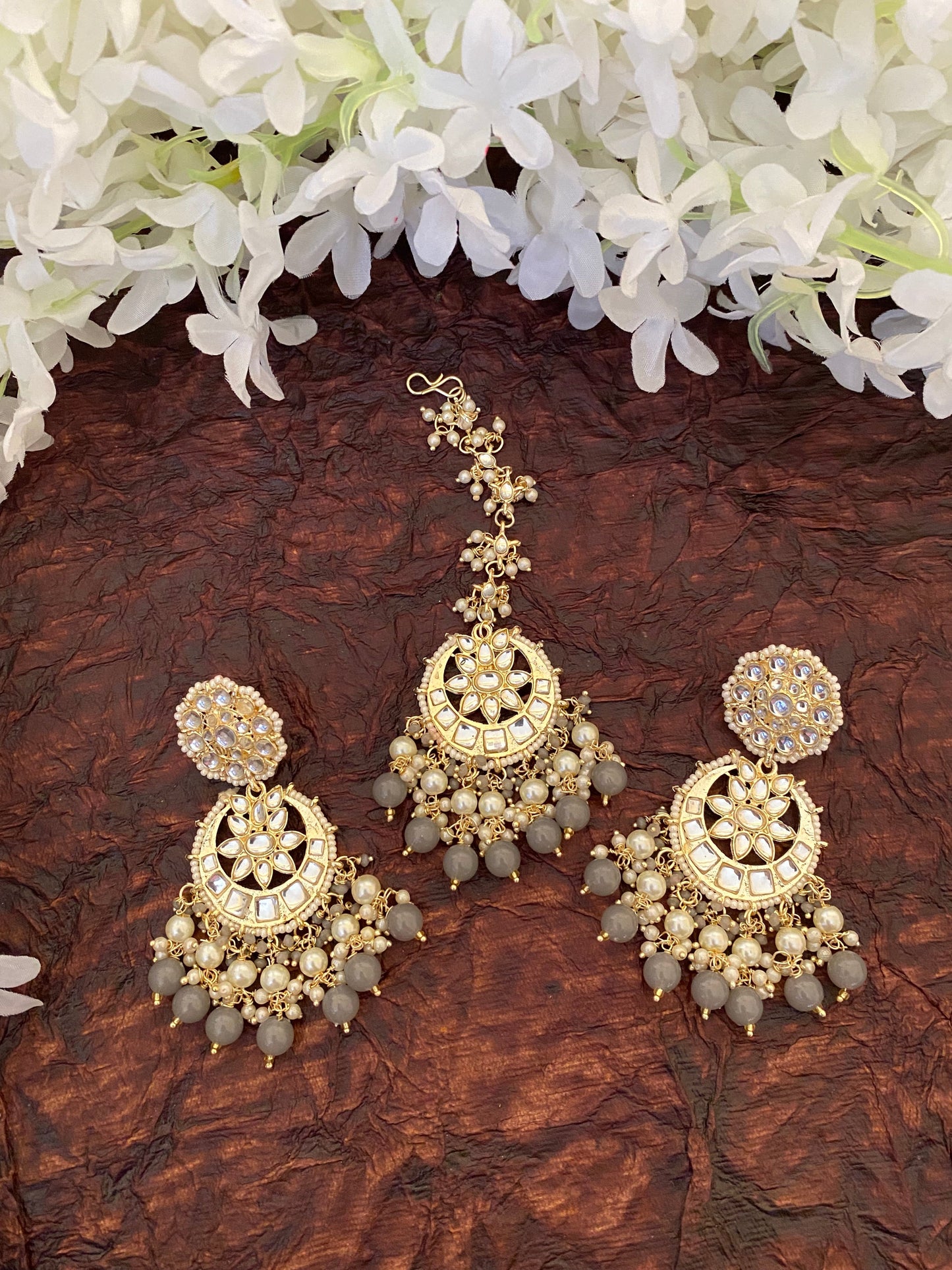 SAMAIRA EARRINGS AND MAANGTIKA Gehnacollections