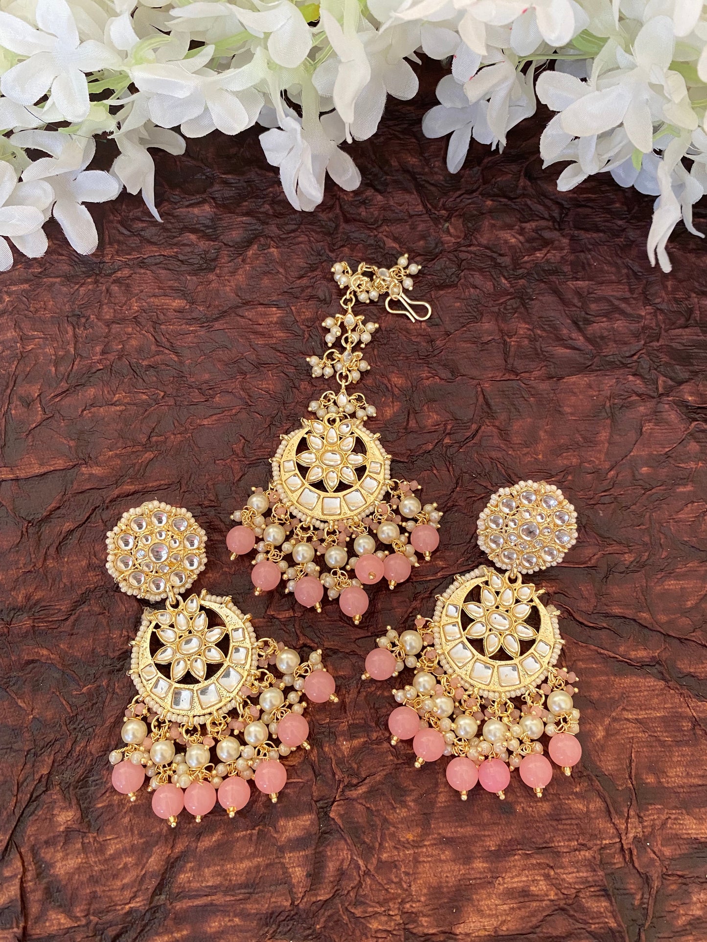 SAMAIRA EARRINGS AND MAANGTIKA Gehnacollections